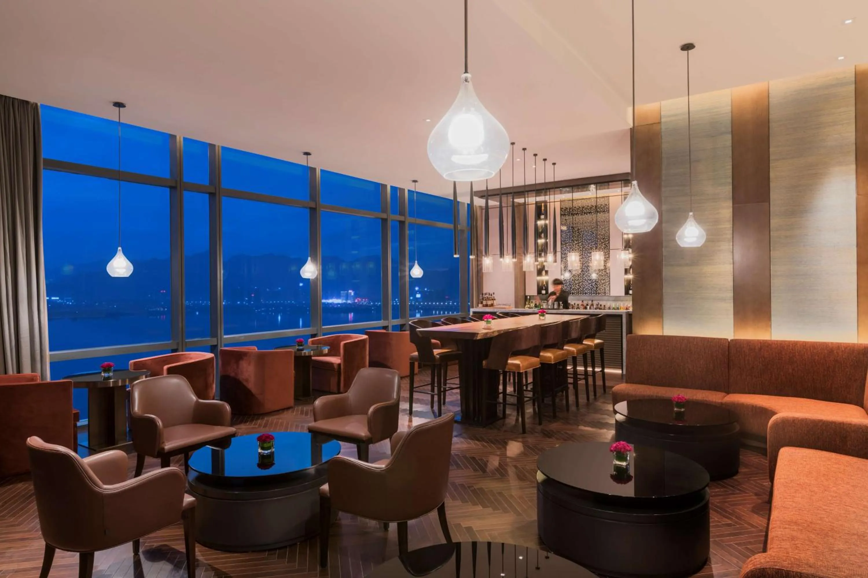 Lounge or bar in Hyatt Regency Fuzhou Cangshan