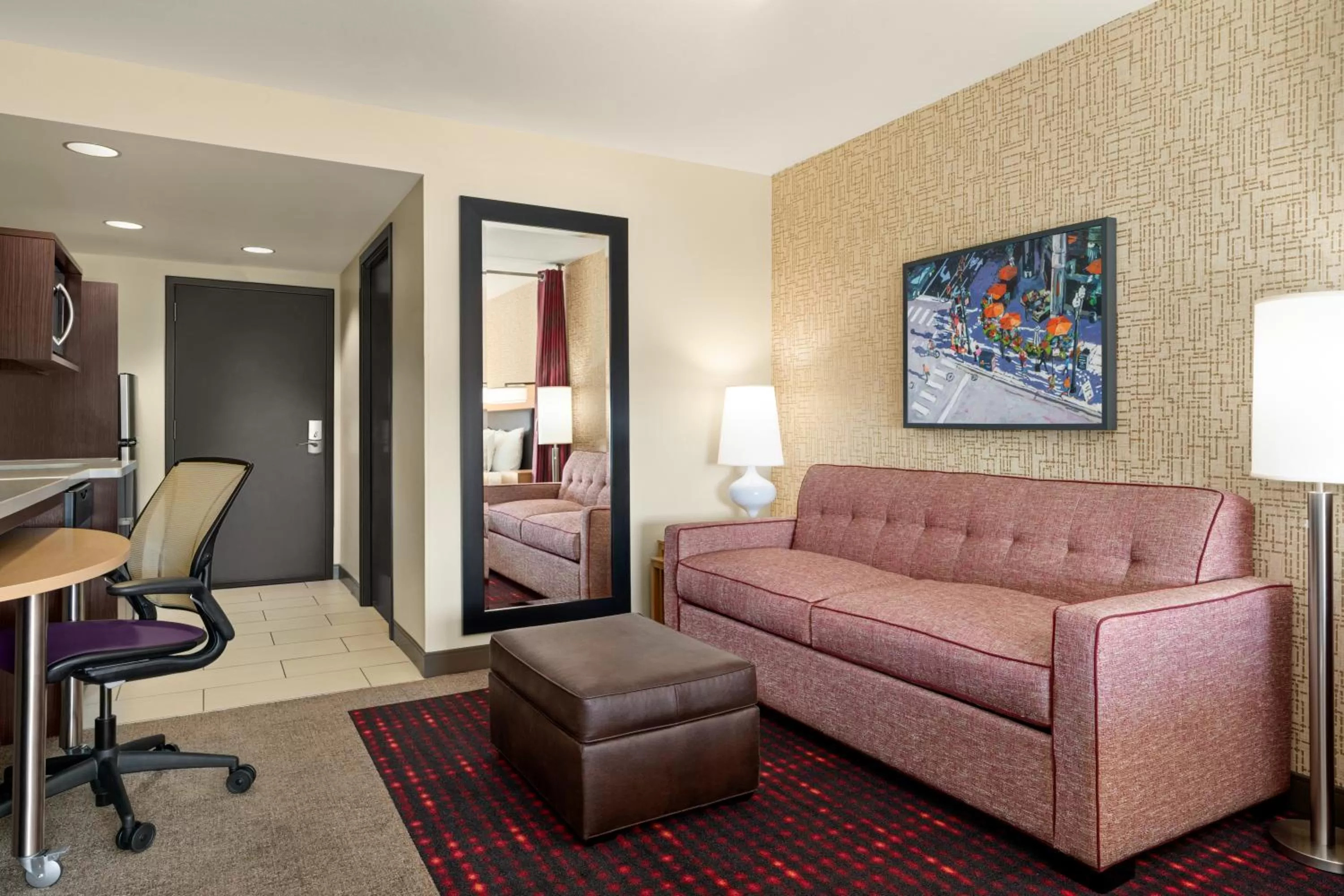 Seating area in Home2 Suites by Hilton Salt Lake City/Layton