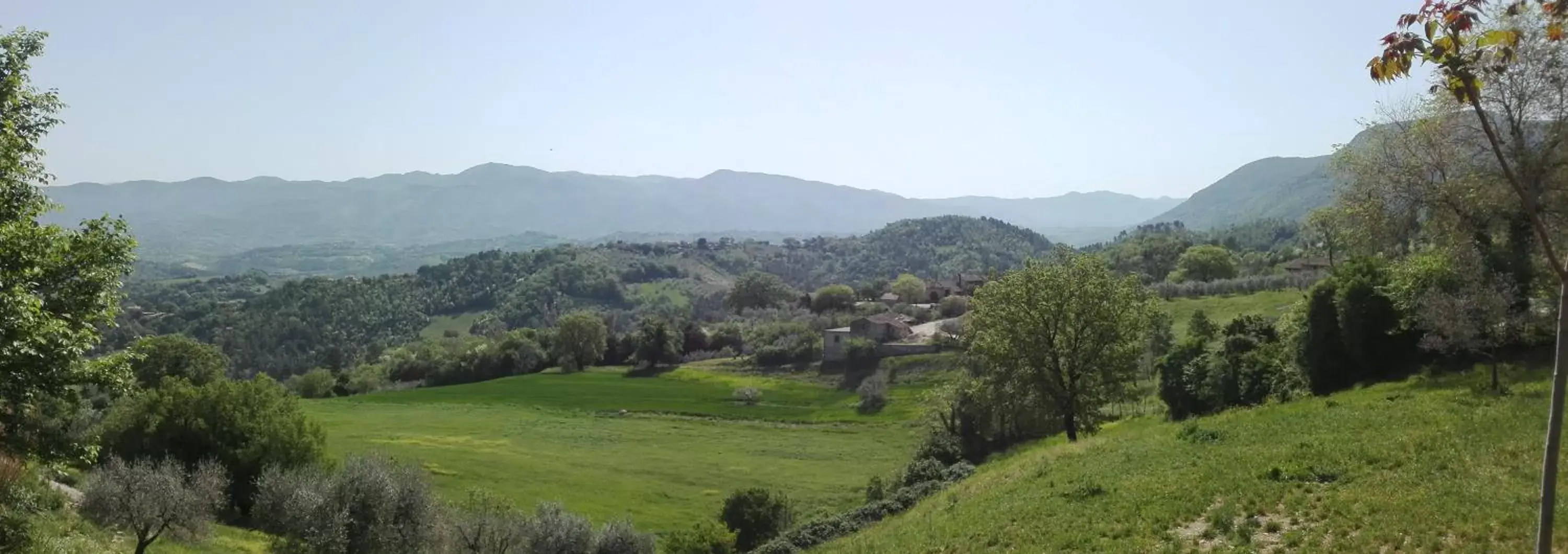 Natural landscape in Montanari Agrivillage