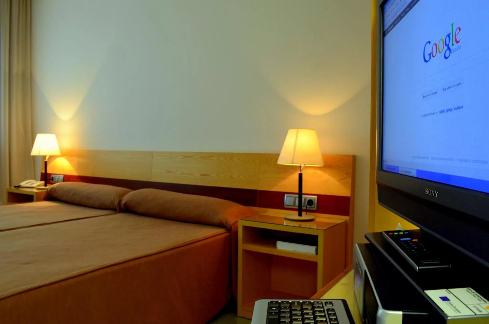 Bed in Hotel Mirador de Llerena