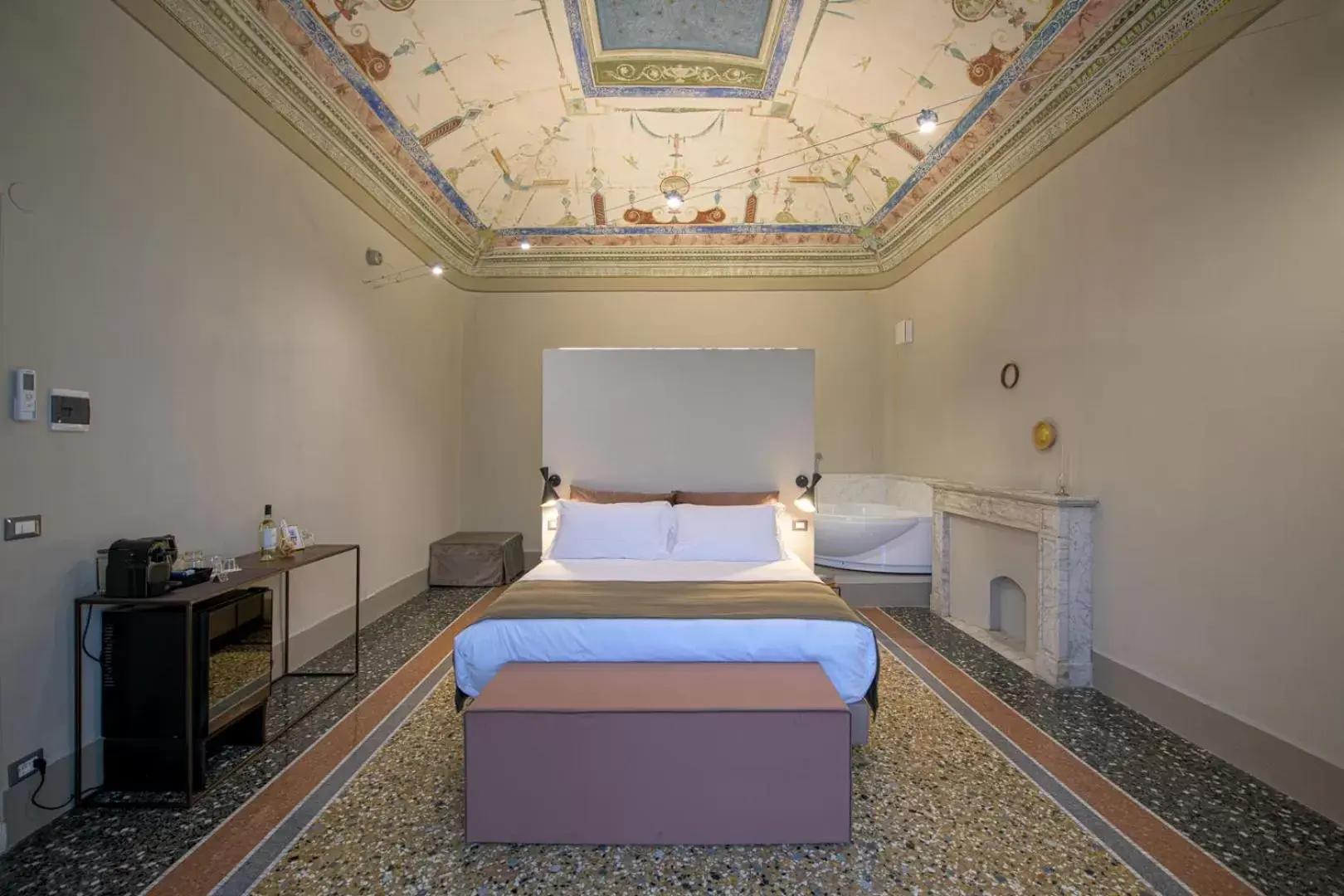 Bed in Palazzo Sertorio Suites