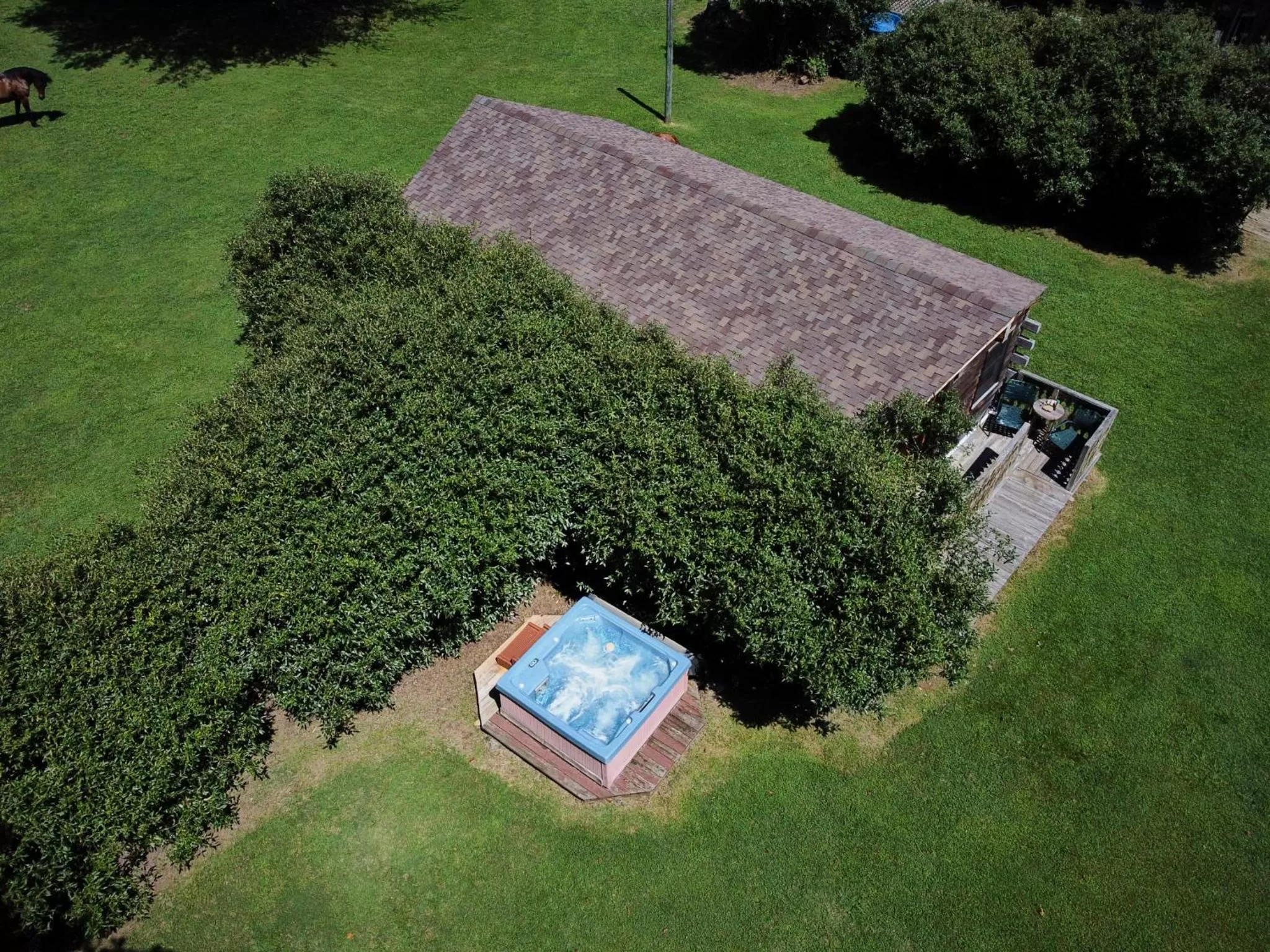 Bird's-eye View in Creekwalk Inn Bed and Breakfast with Cabins