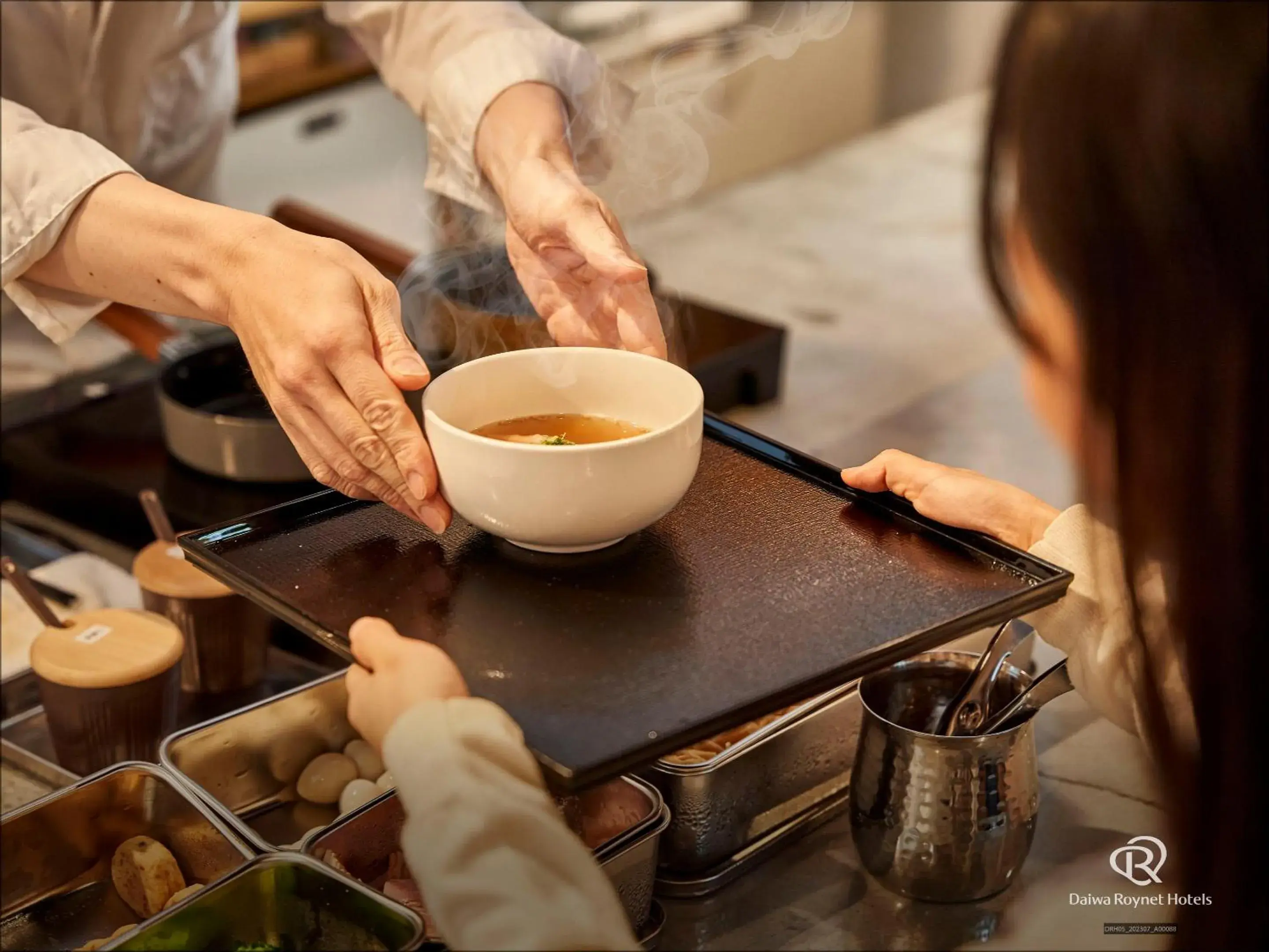 Buffet breakfast in Daiwa Roynet Hotel Kyoto Shijo Karasuma