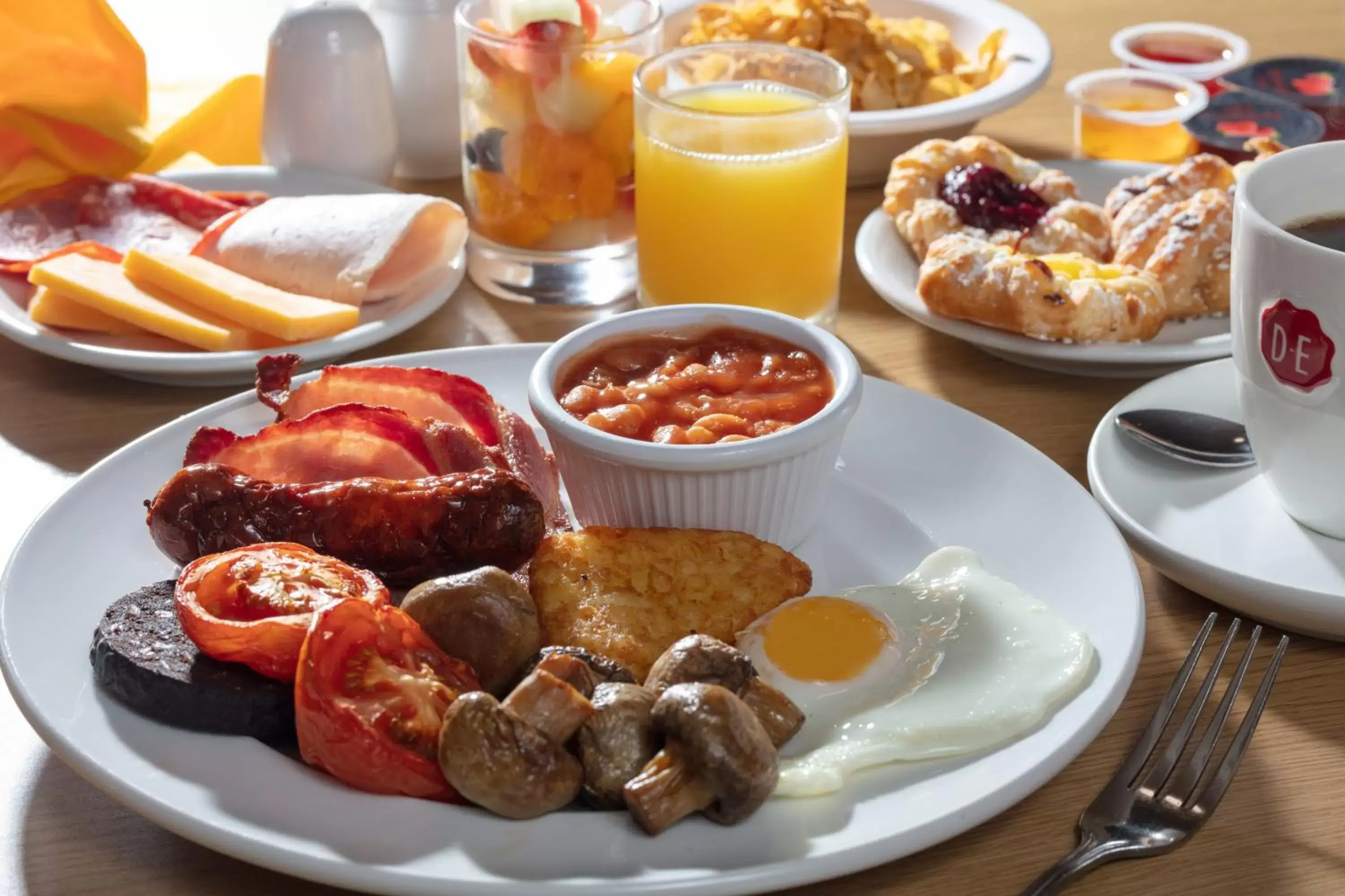 English/Irish breakfast, Breakfast in Best Western Bradford Guide Post Hotel