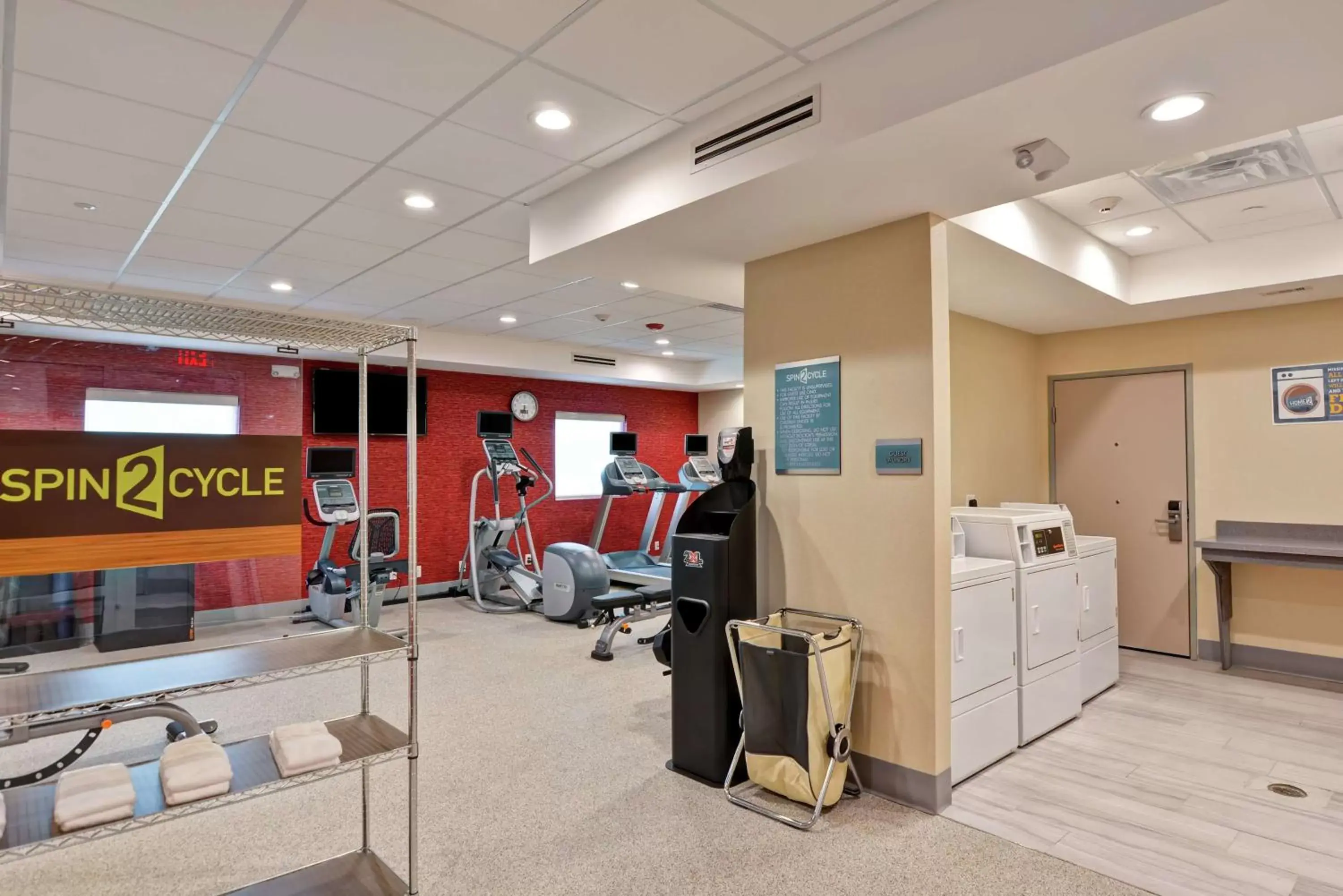 Fitness centre/facilities in Home2 Suites by Hilton La Porte