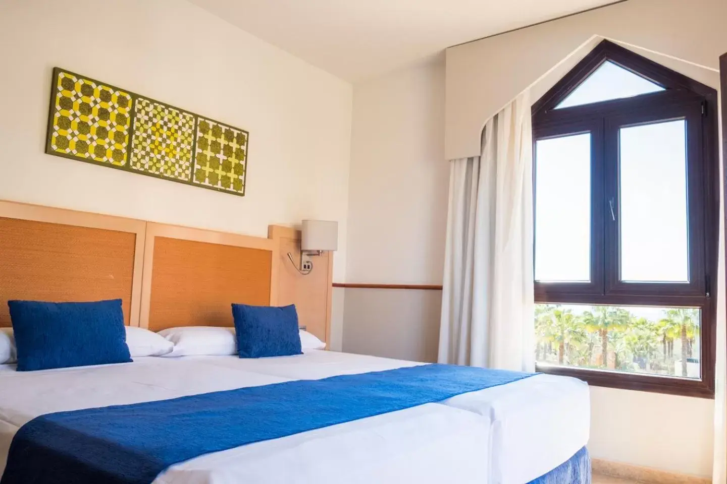 Bed in Playacanela Hotel