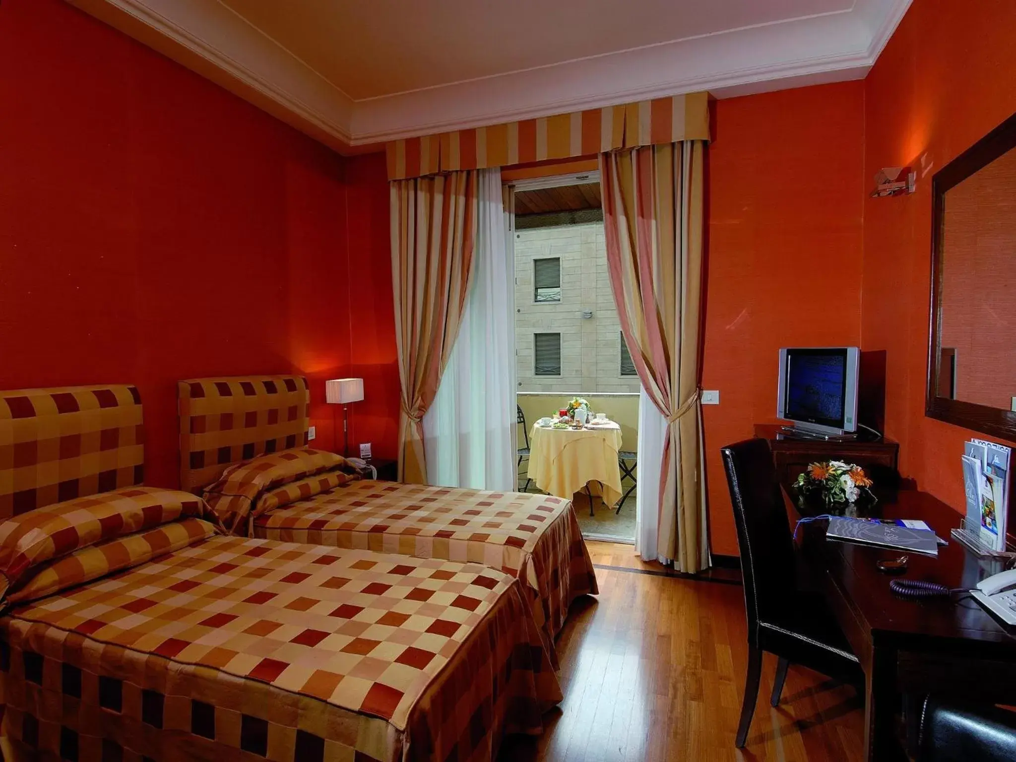 Balcony/Terrace, Bed in Grand Hotel Adriatico