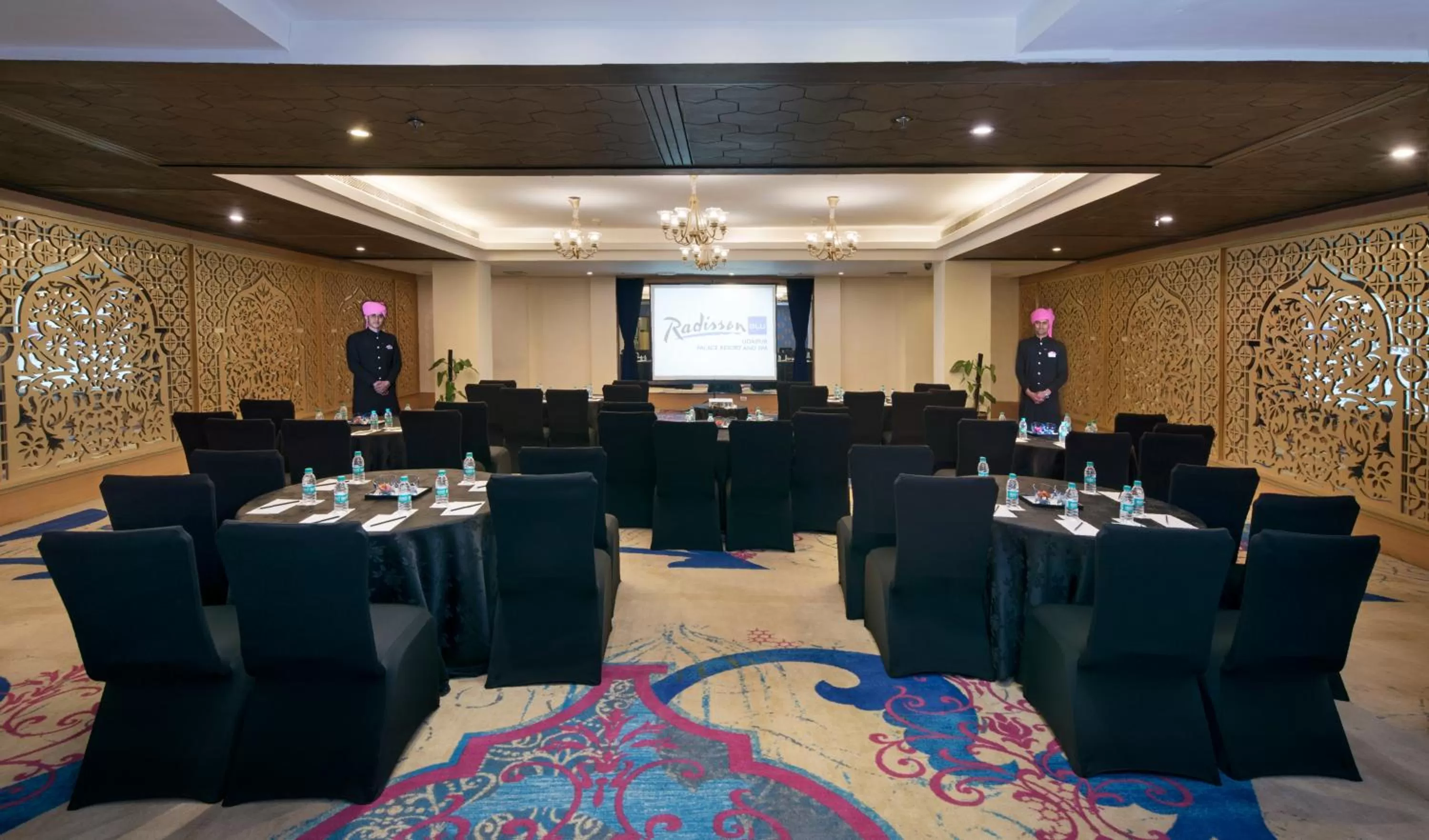 BBQ facilities in Radisson Blu Udaipur Palace Resort & Spa