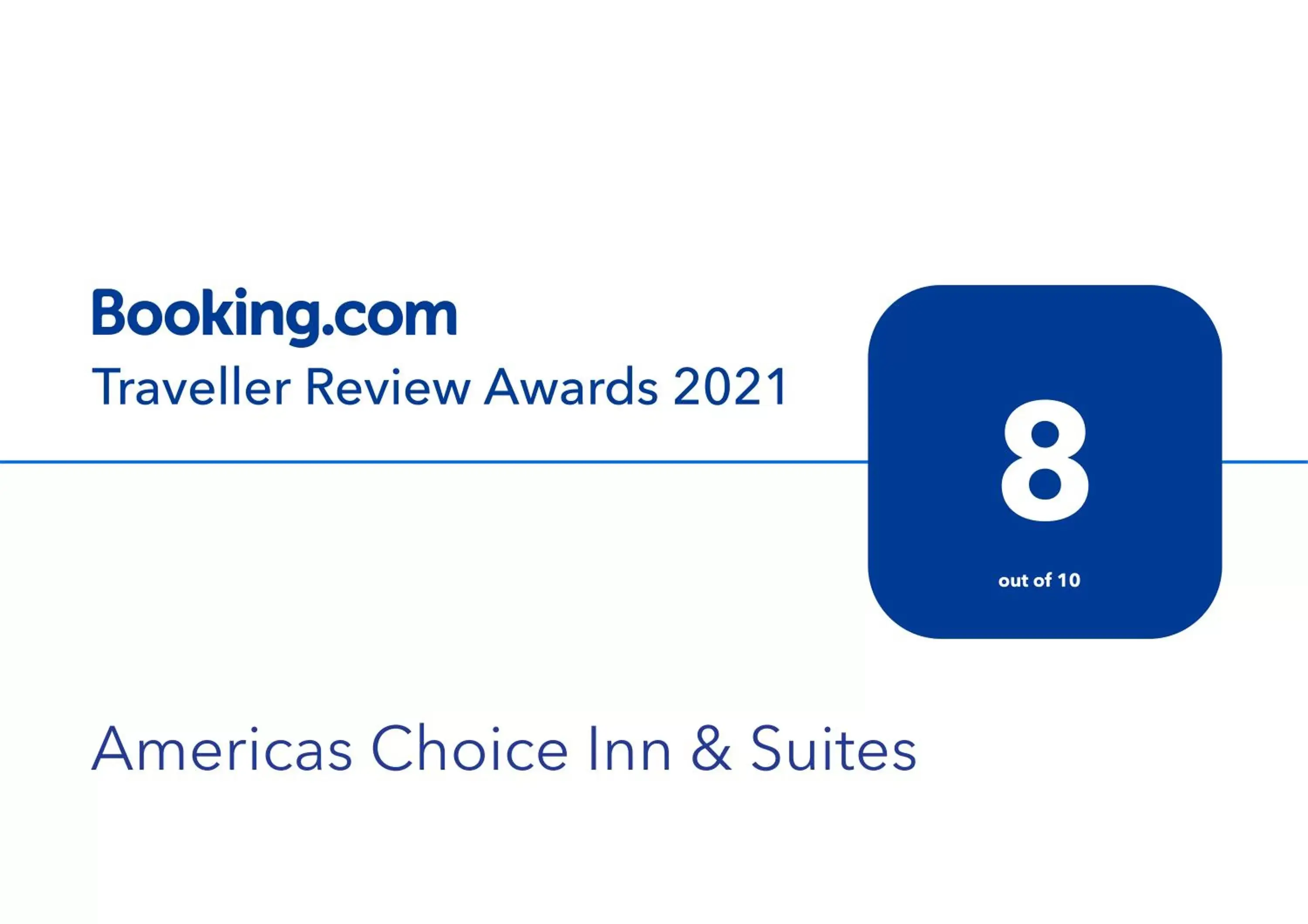 Logo/Certificate/Sign/Award in Americas Choice Inn & Suites