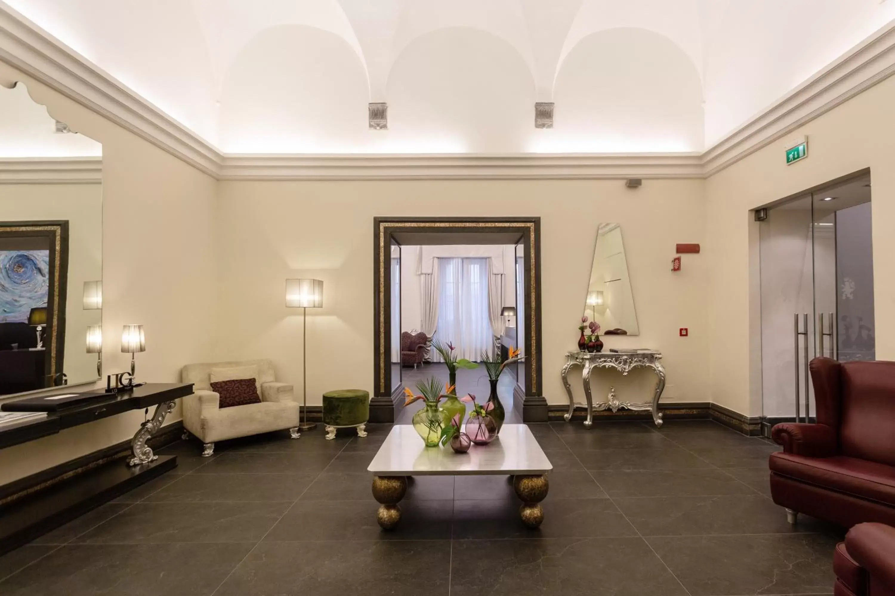 Lobby or reception, Fitness Center/Facilities in MGallery Palazzo Caracciolo Napoli - Hotel Collection