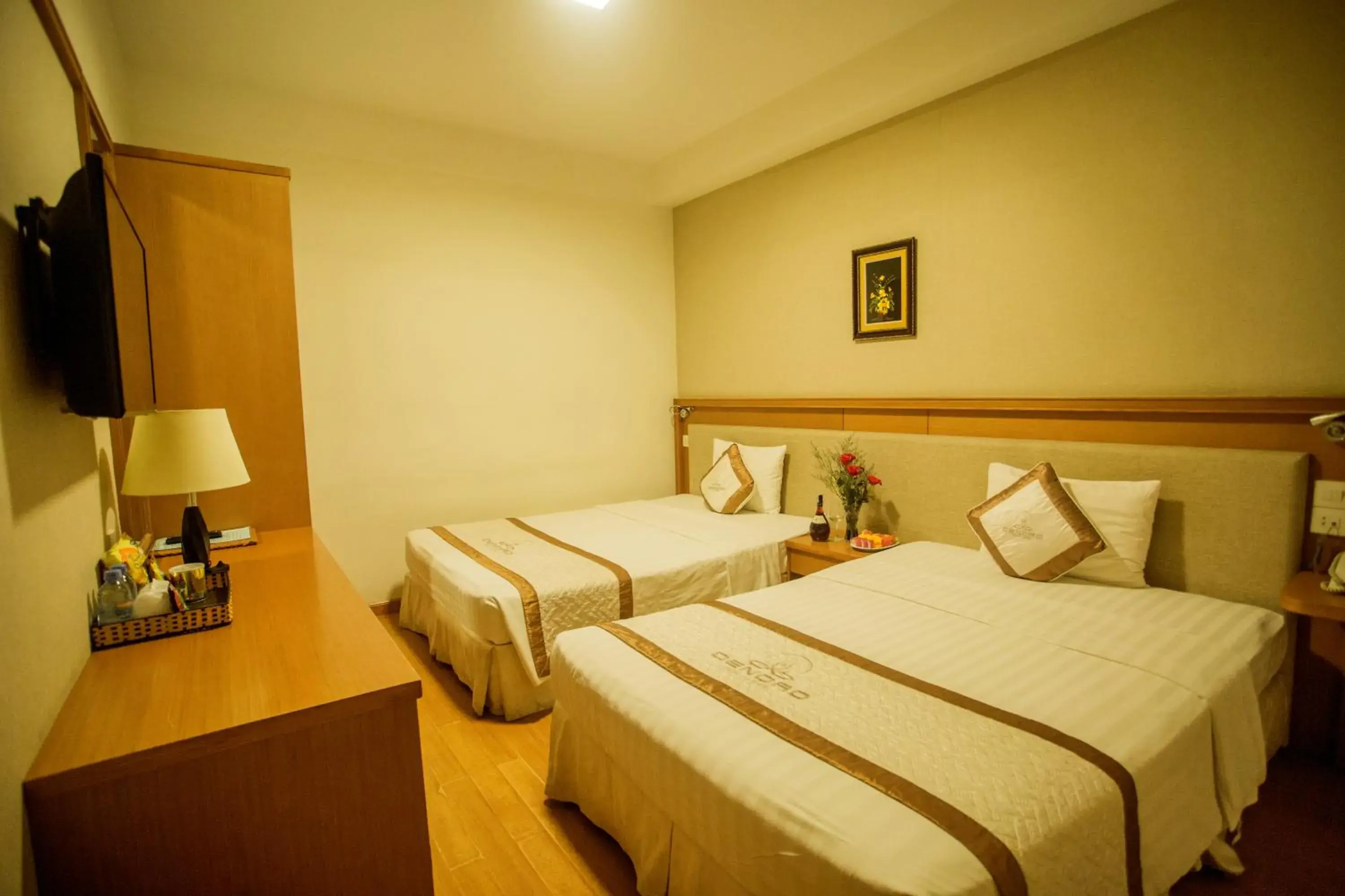 Bed in Dendro Hotel Nha Trang