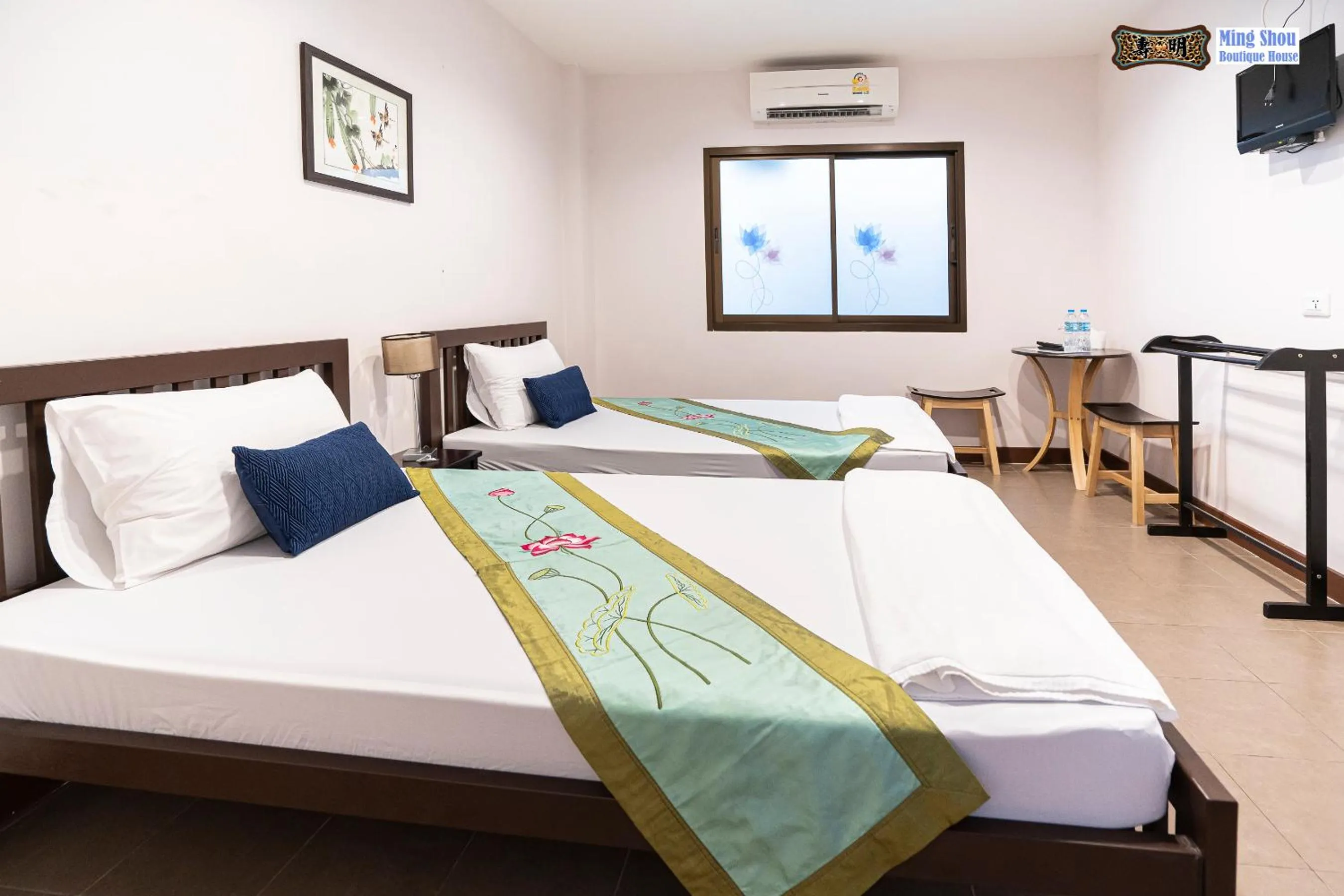 Bed in Ming Shou Boutique House