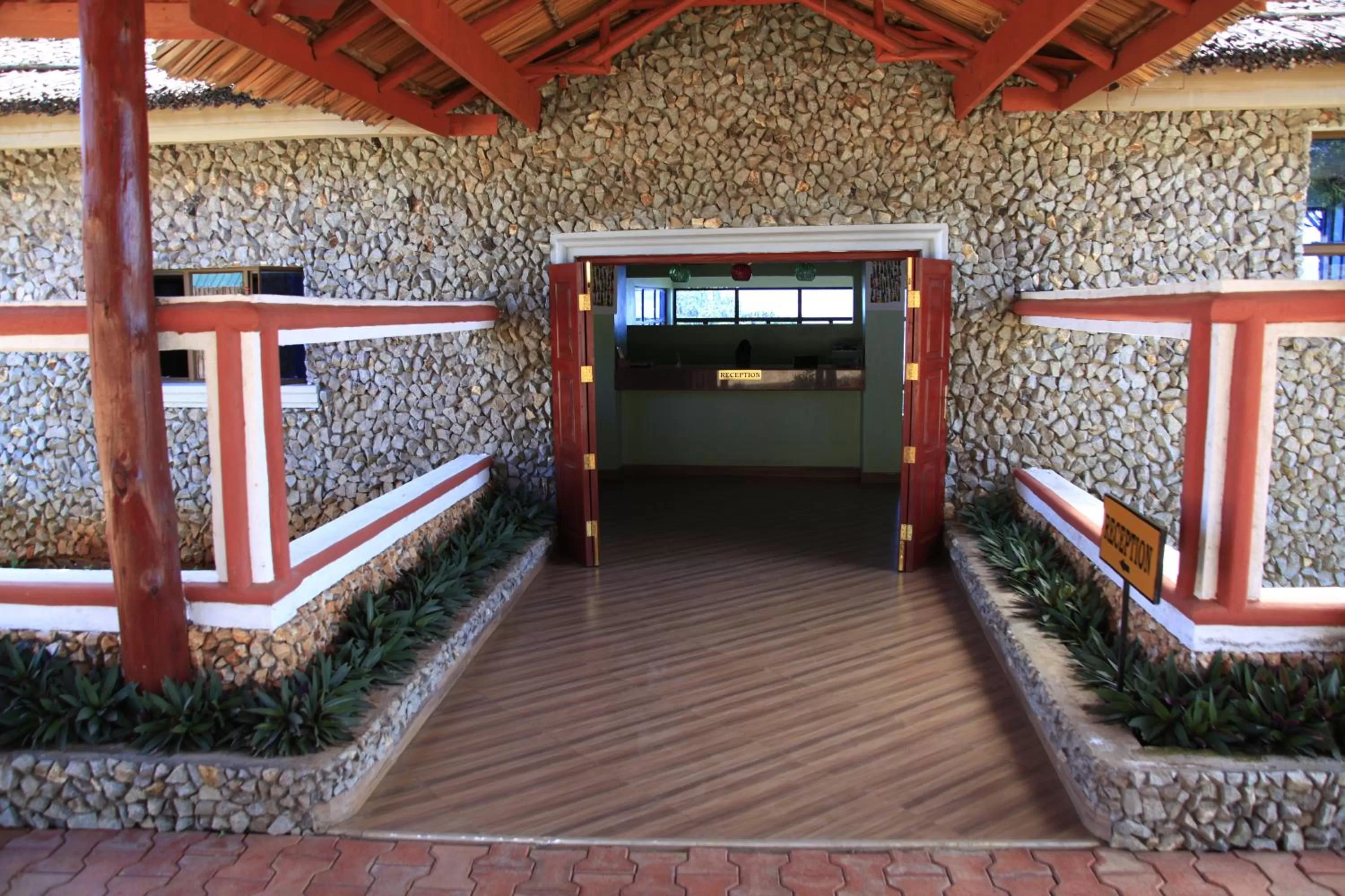 Facade/entrance in Milimani Beach Resort