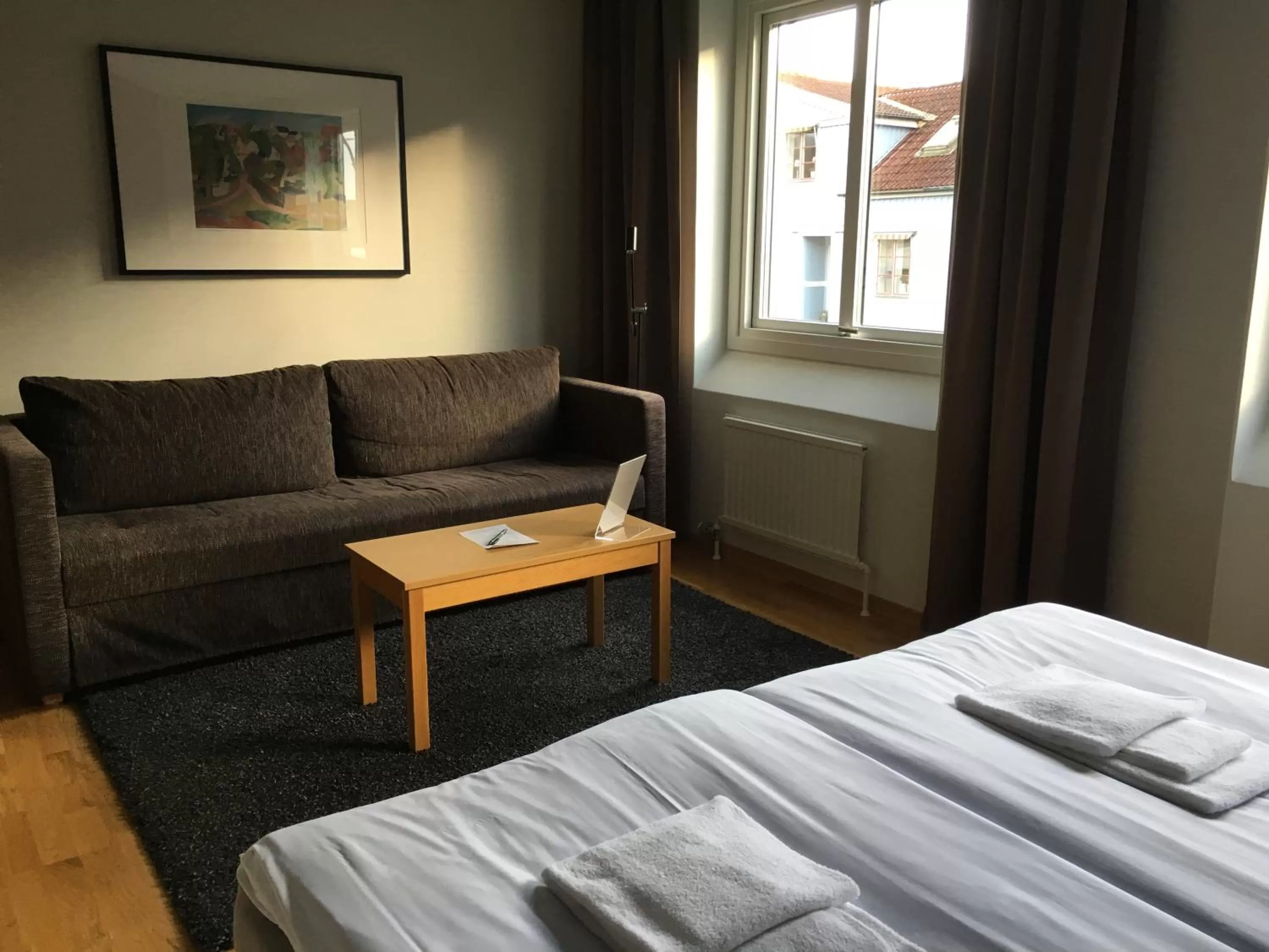 Photo of the whole room, Bed in Hotell Svanen