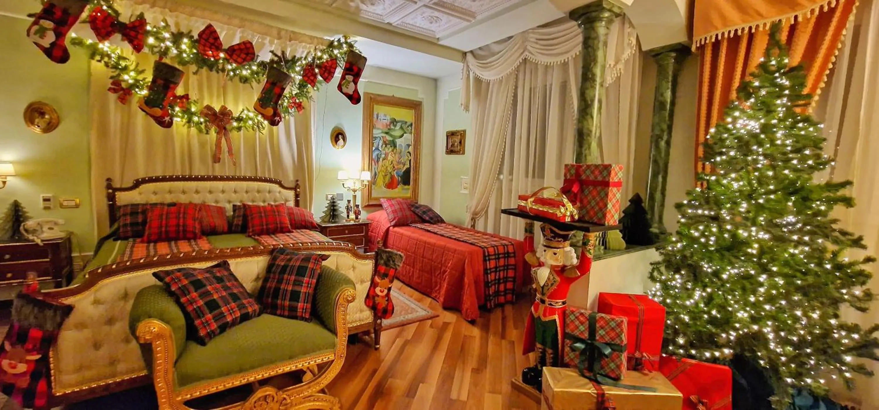 Bed in Hotel Continentale