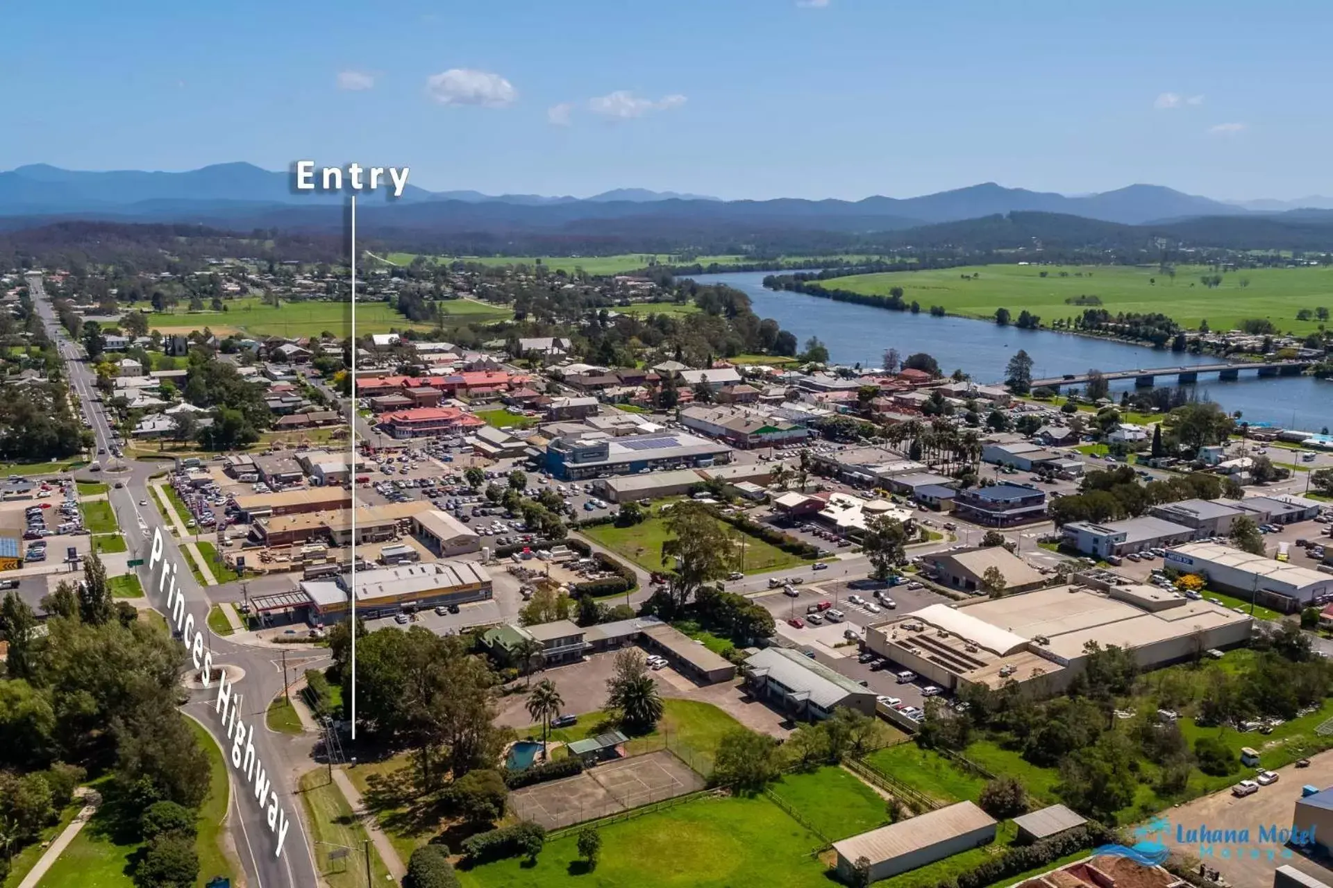 Bird's-eye View in Hive Hotel, Moruya