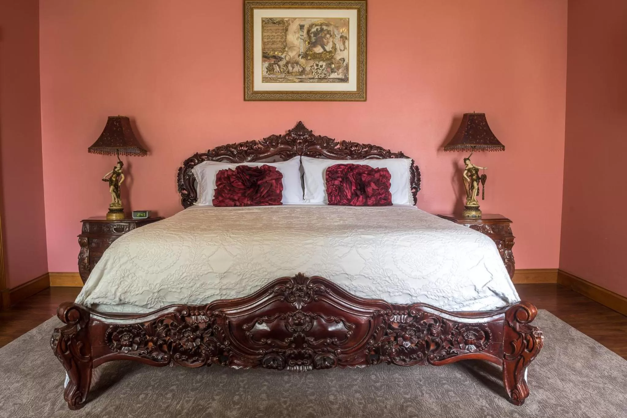 Bed in The Ann Stevens House