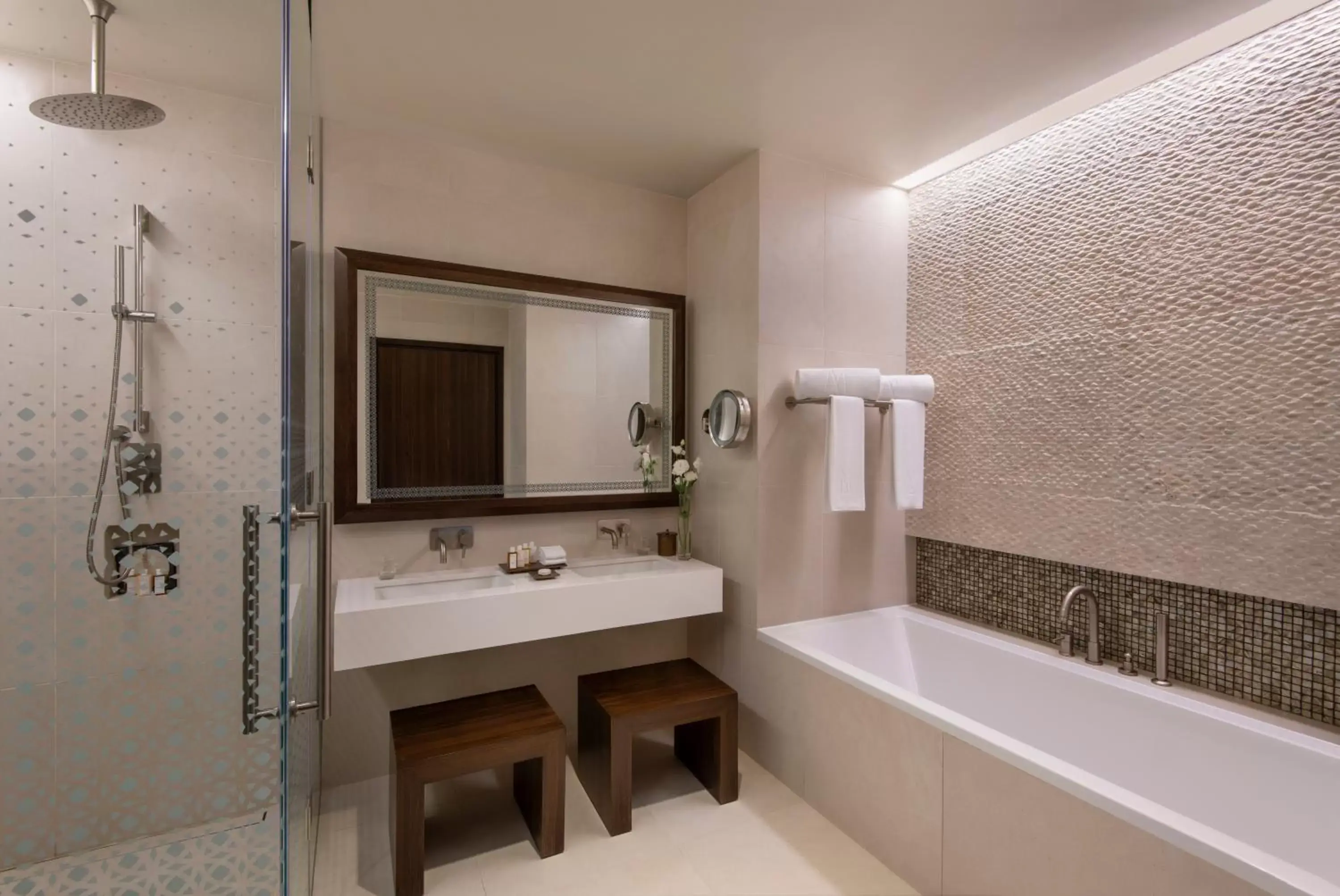 Bathroom in Alwadi Hotel Doha - MGallery