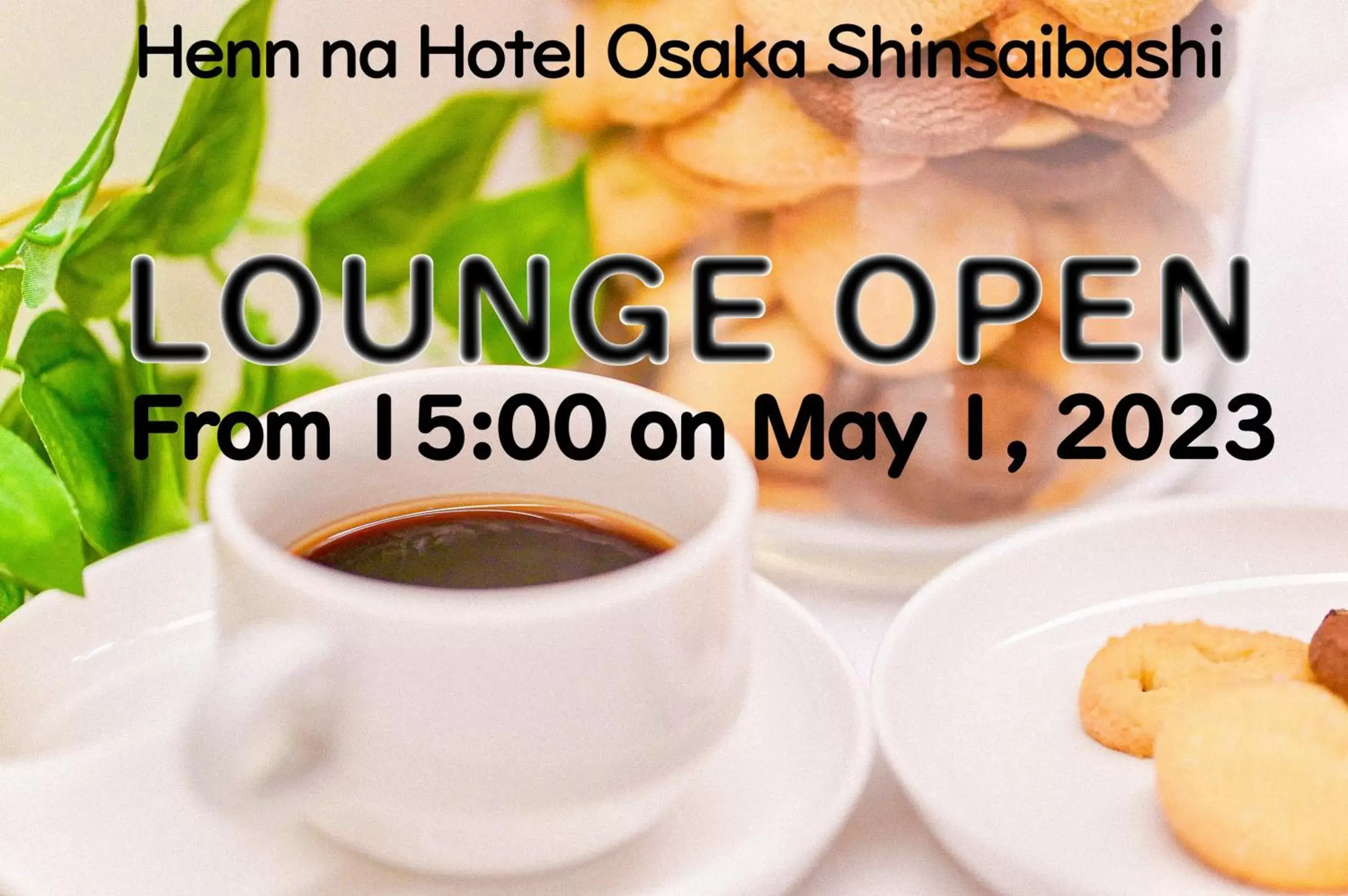 Food and drinks in Henn na Hotel Osaka Shinsaibashi