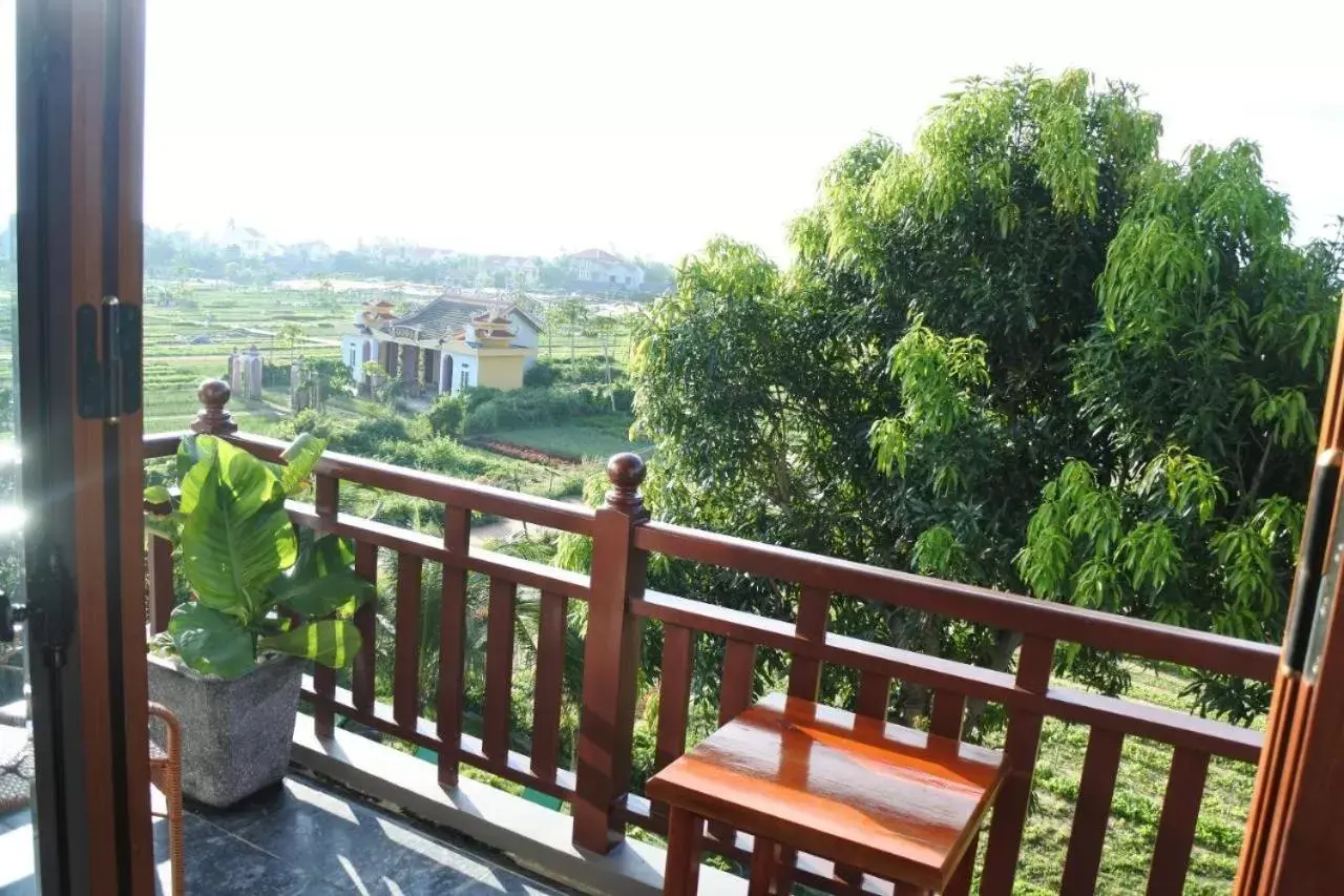 Balcony/Terrace in Hoi an Osaka Riverside Villa & Spa