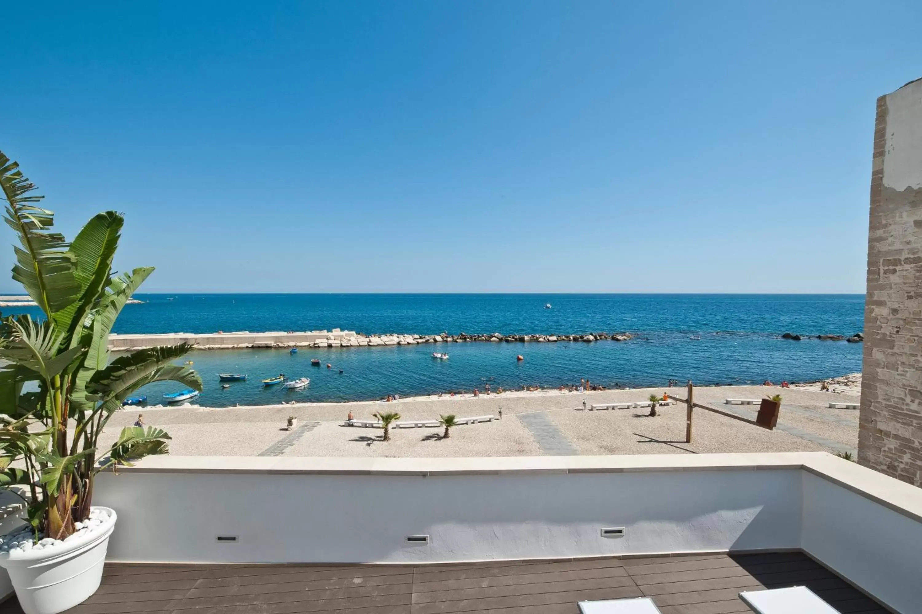 Balcony/Terrace, Sea View in MoMa B&B Molfetta Mare