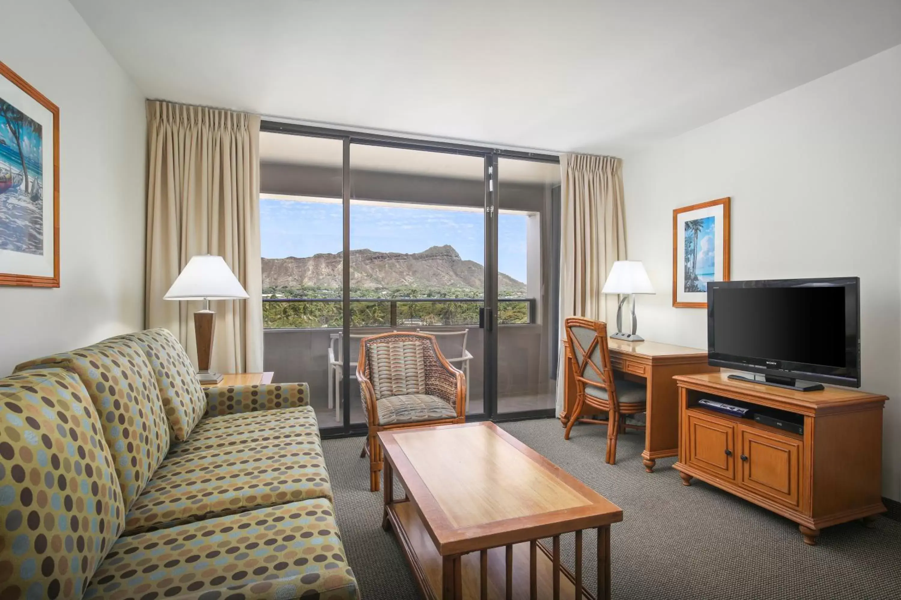 View (from property/room), Seating Area in Aston Waikiki Sunset