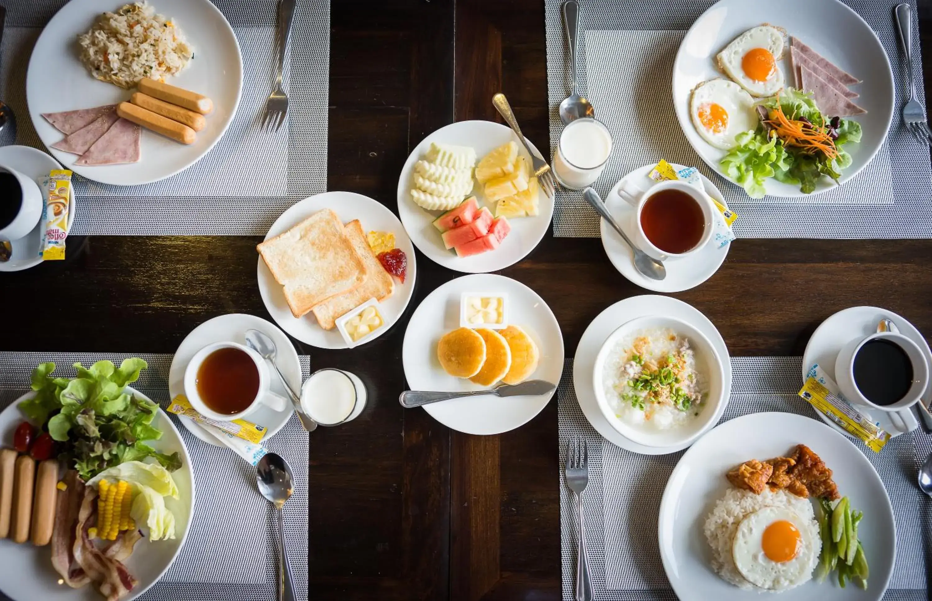 American breakfast, Breakfast in i Tara Resort & Spa