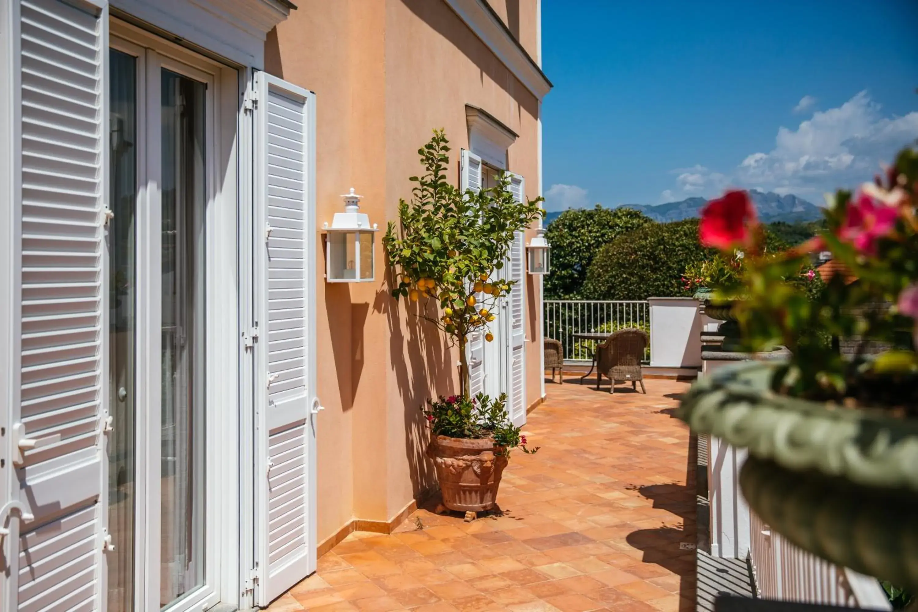 Balcony/Terrace in Boutique Hotel Don Alfonso 1890