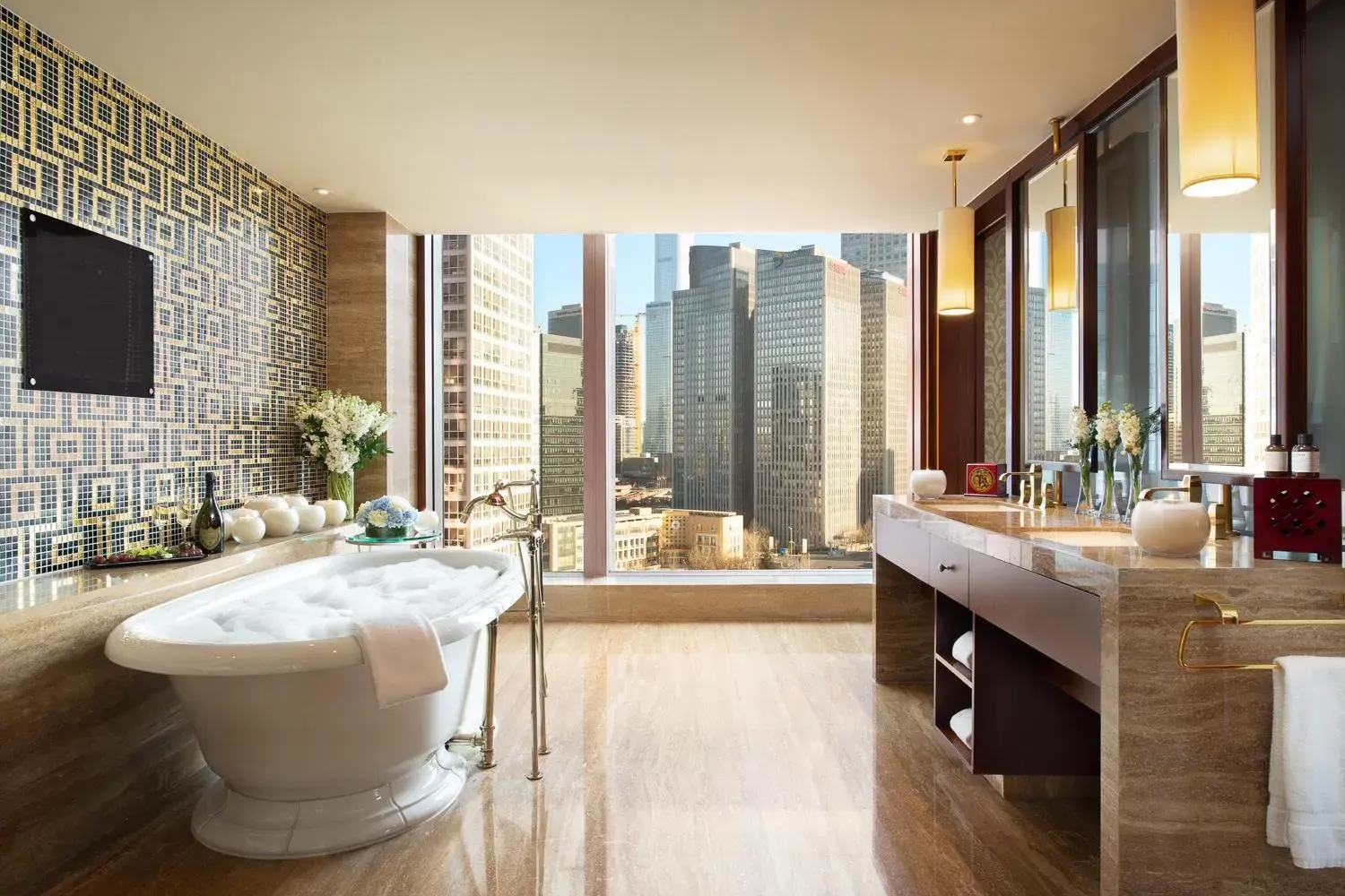 Bathroom in Fairmont Beijing