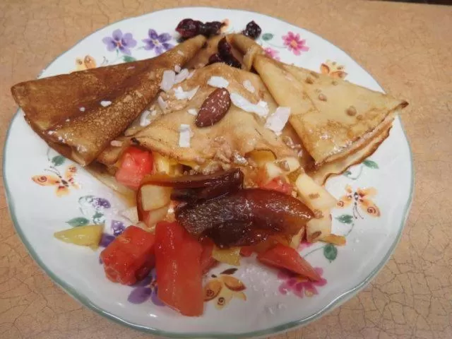 Food in Le Gîte Ambrelane