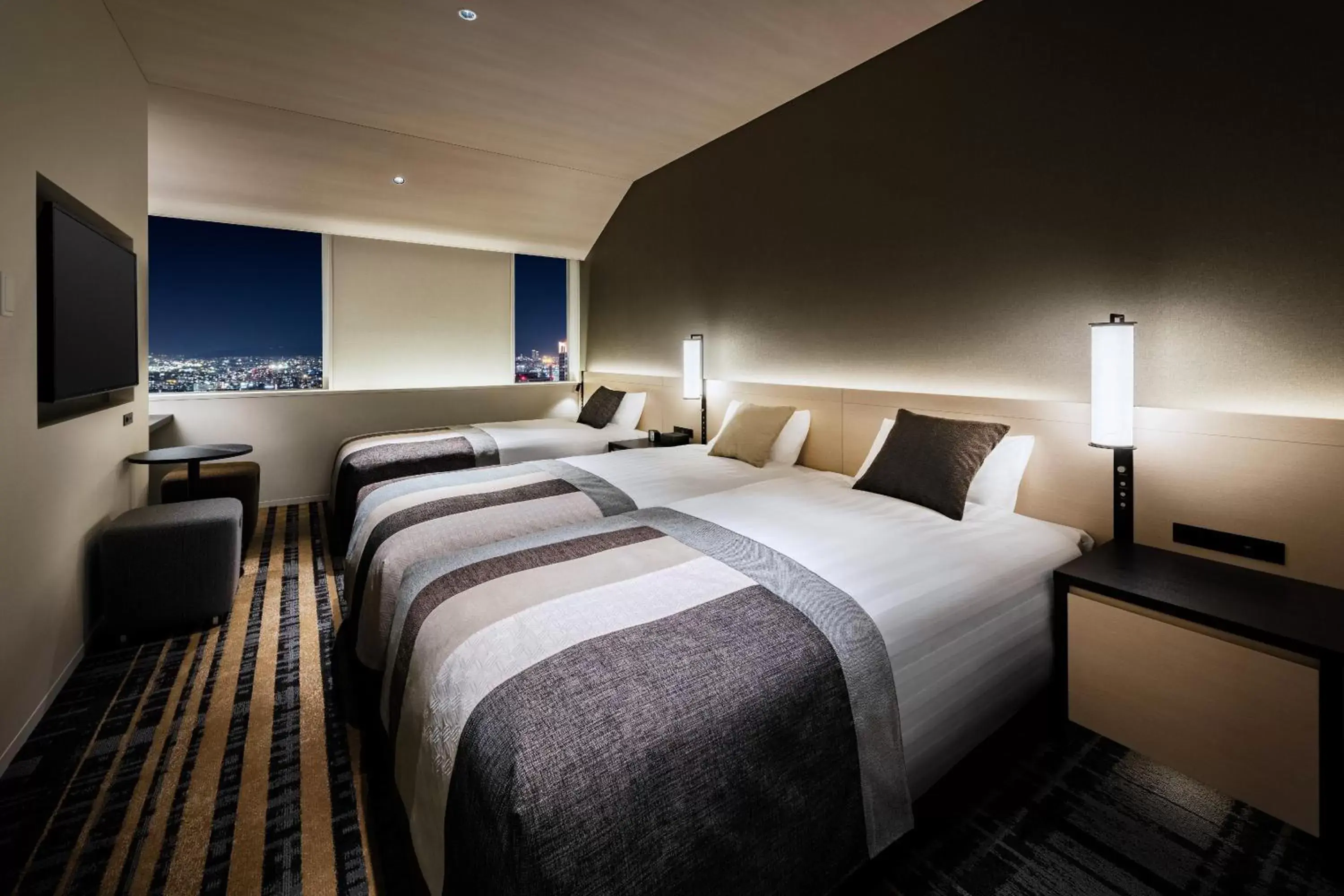 Bed in Hotel Hankyu RESPIRE OSAKA Bed in Hotel Hankyu RESPIRE OSAKA