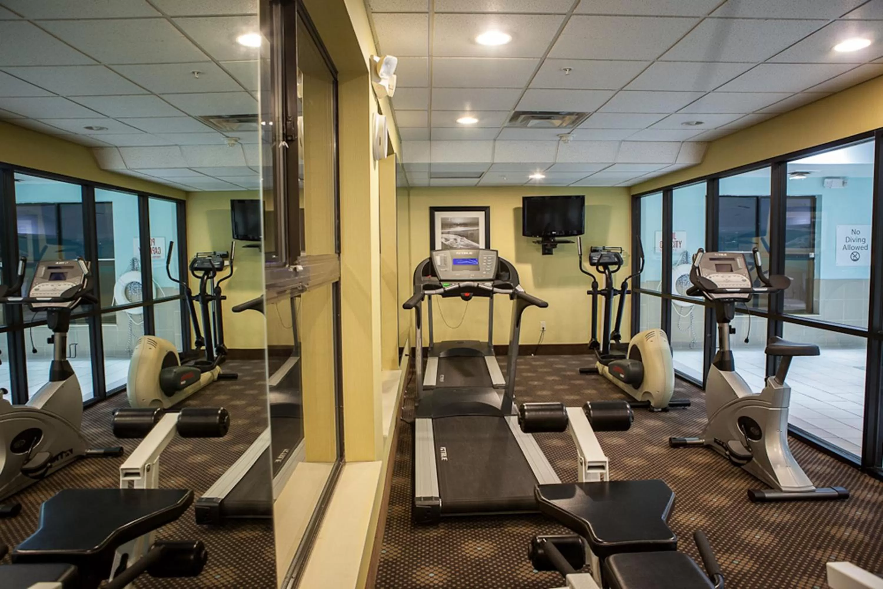 Fitness centre/facilities in Holiday Inn Express Hotel & Suites Canton by IHG