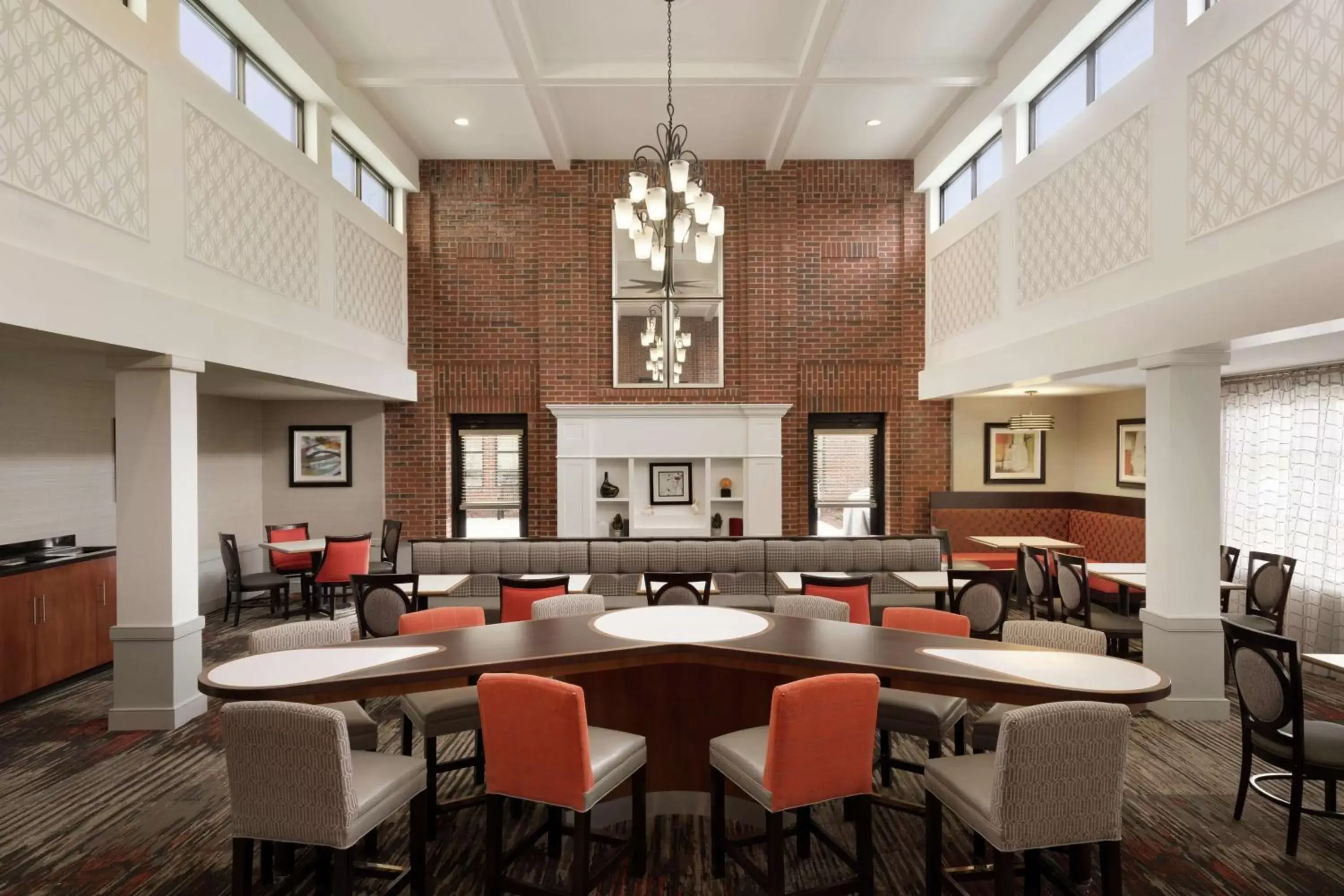Lobby or reception, Restaurant/Places to Eat in Homewood Suites by Hilton Newtown - Langhorne, PA