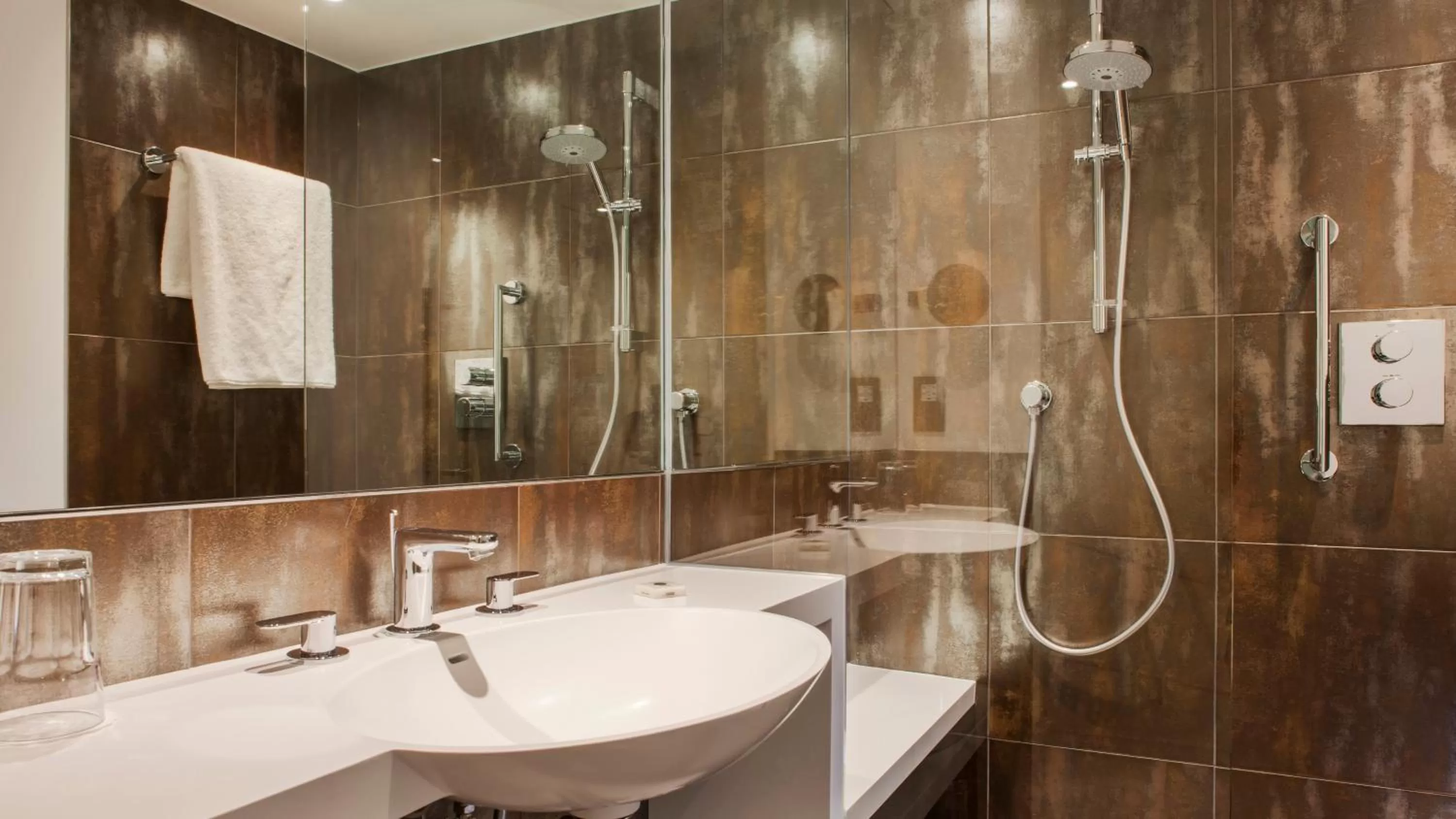 Bathroom in Crowne Plaza London Kings Cross by IHG