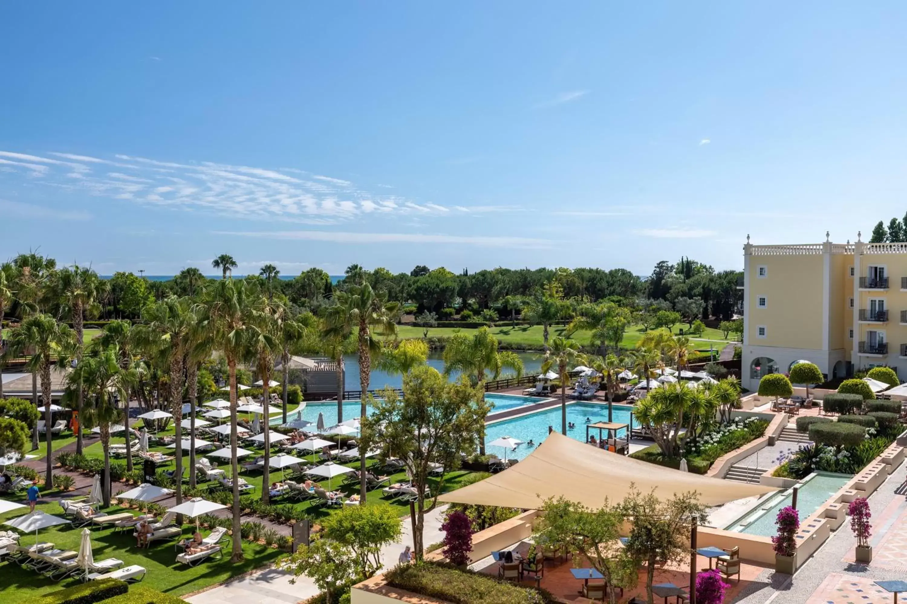 Swimming pool, Pool View in Domes Lake Algarve, Autograph Collection