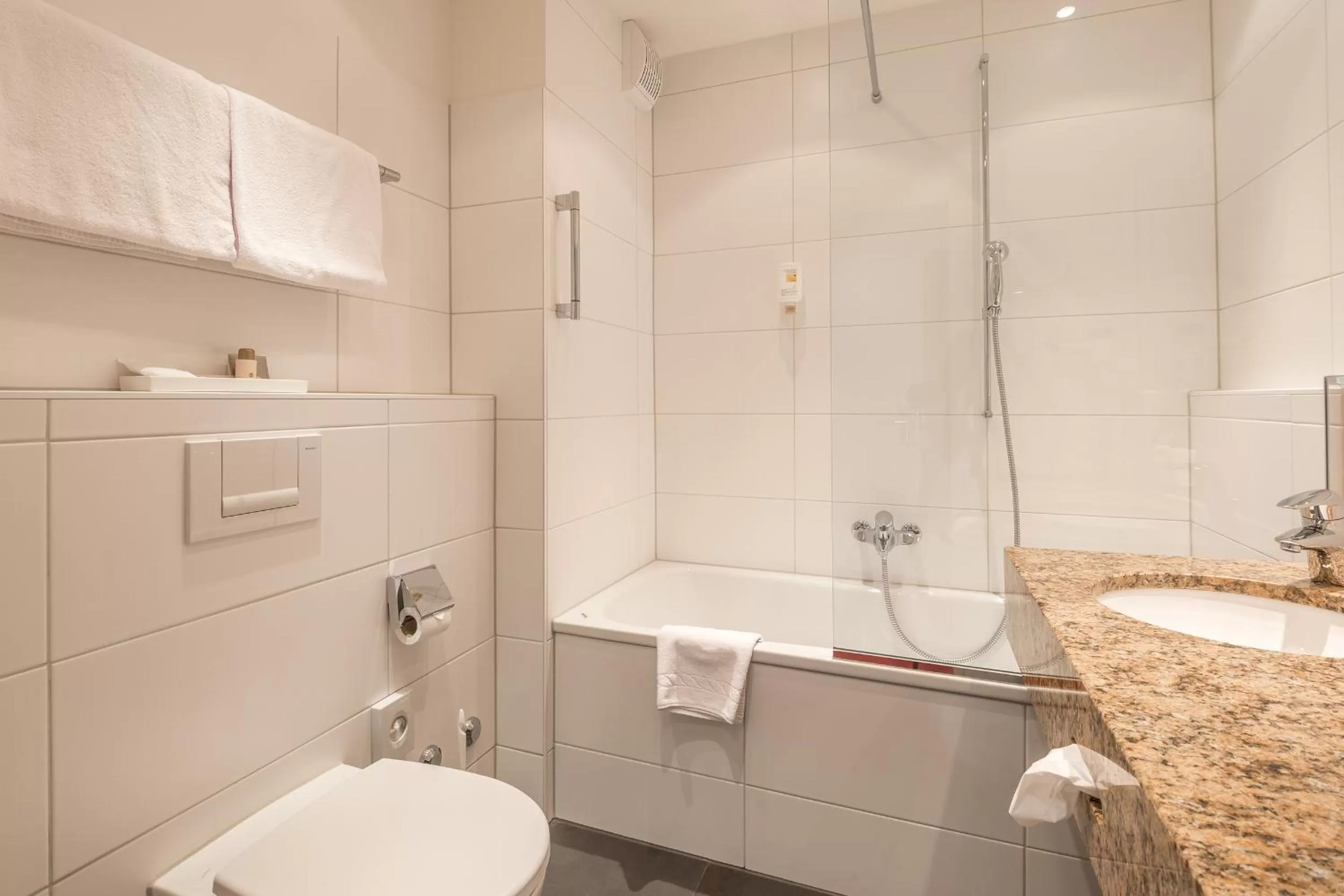 Shower in Hotel Monopol Luzern