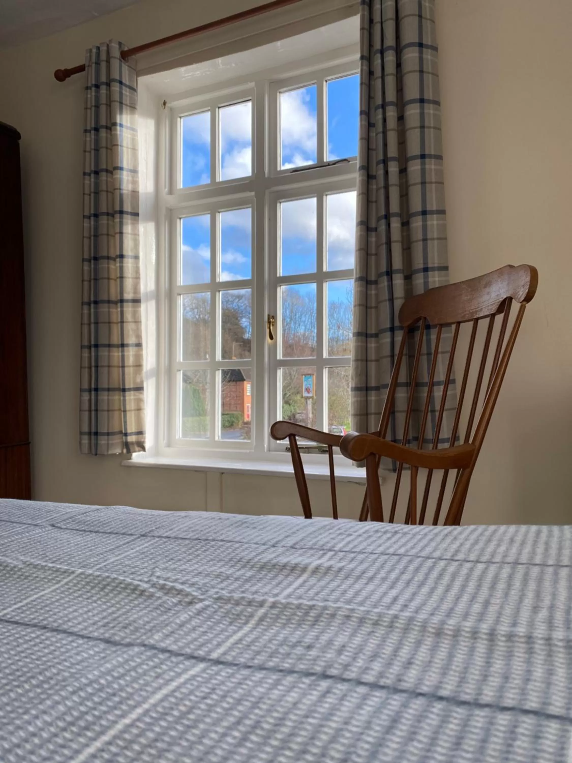 Bed in The Talbot at Knightwick