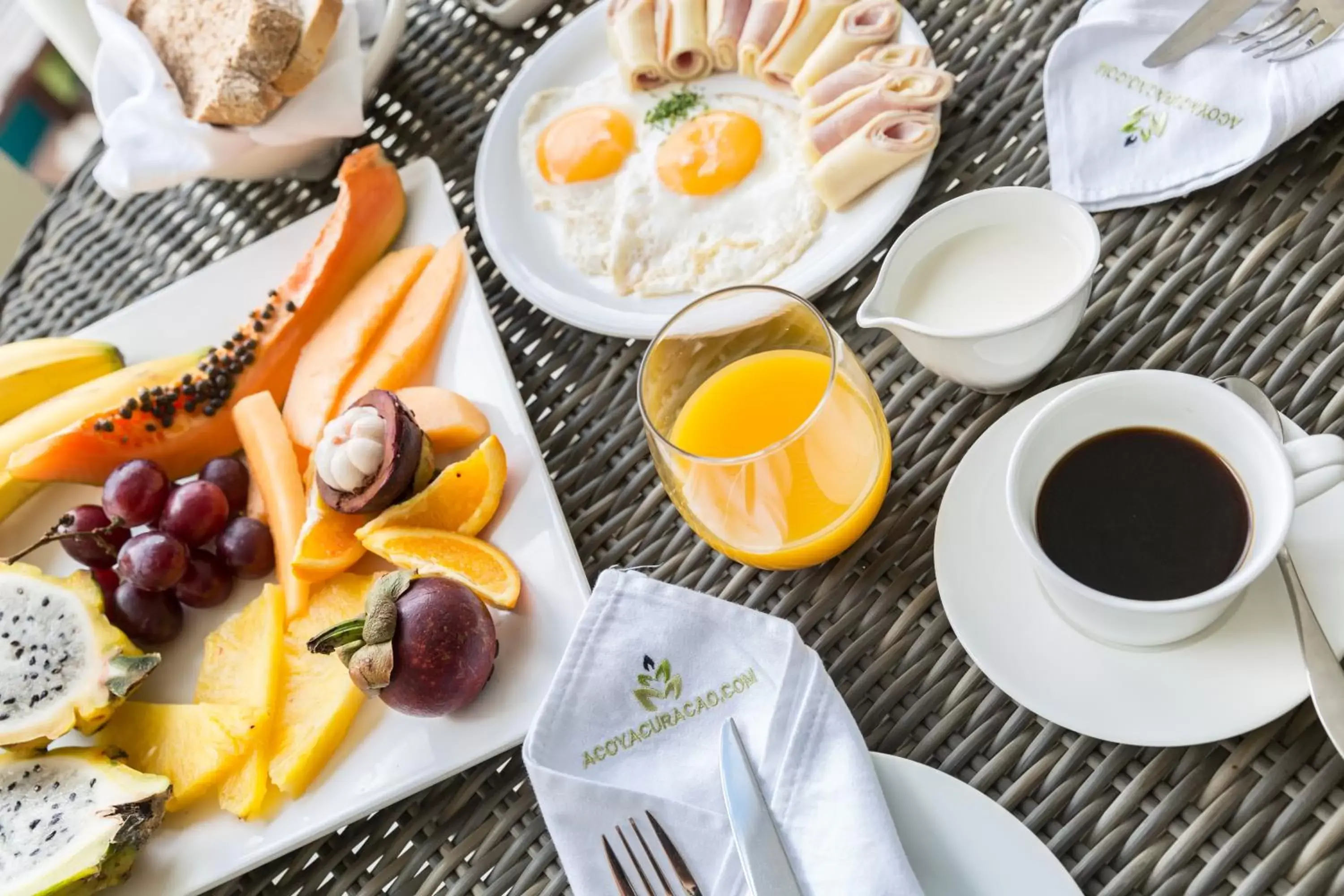 Buffet breakfast in Acoya Curacao Resort, Villas & Spa Buffet breakfast in Acoya Curacao Resort, Villas & Spa