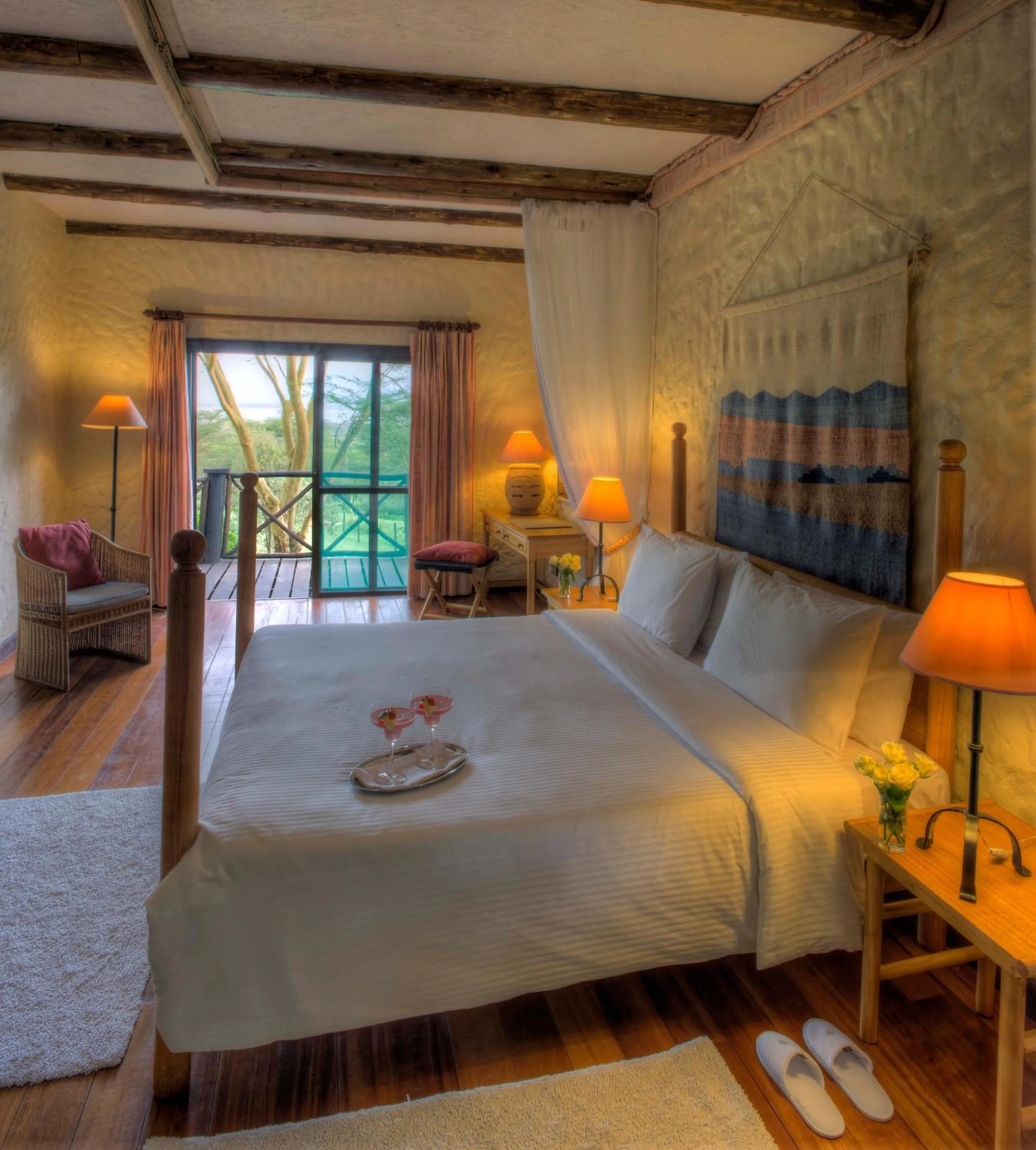 Bedroom, Bed in Sarova Lion Hill Game Lodge