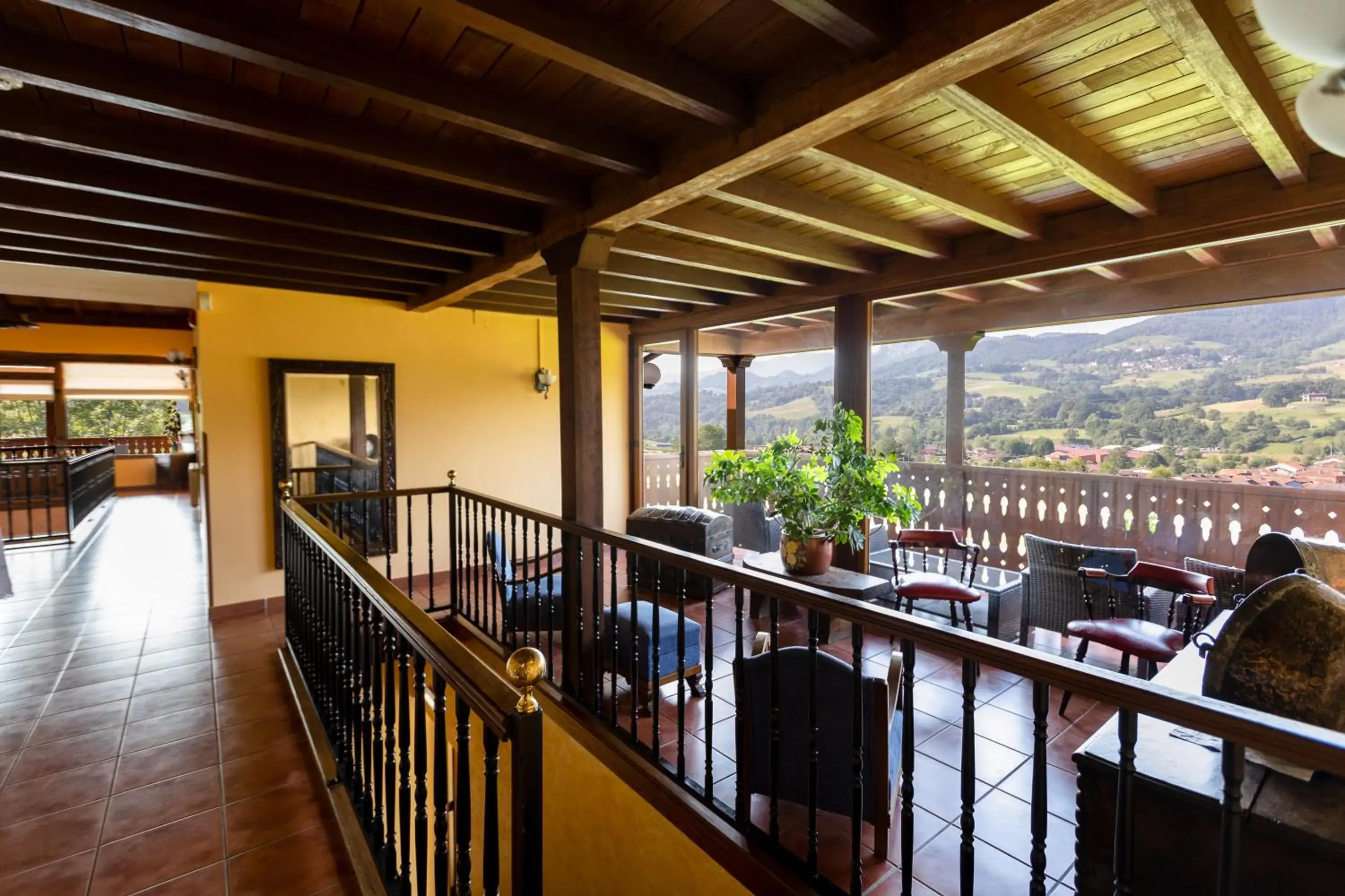 Balcony/Terrace in Hotel & Spa Villa de Mestas