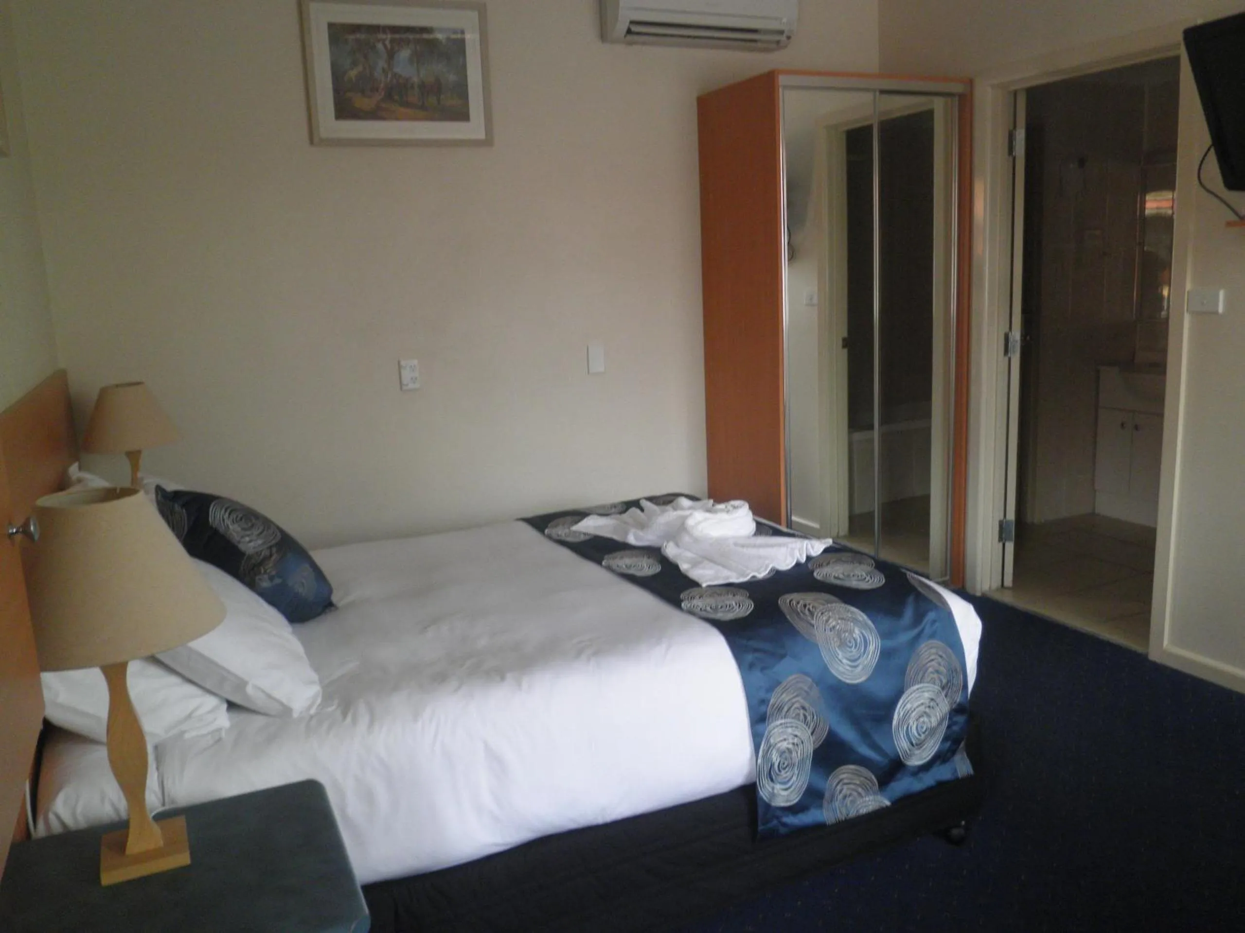 Bed in Poet's Recall Motel