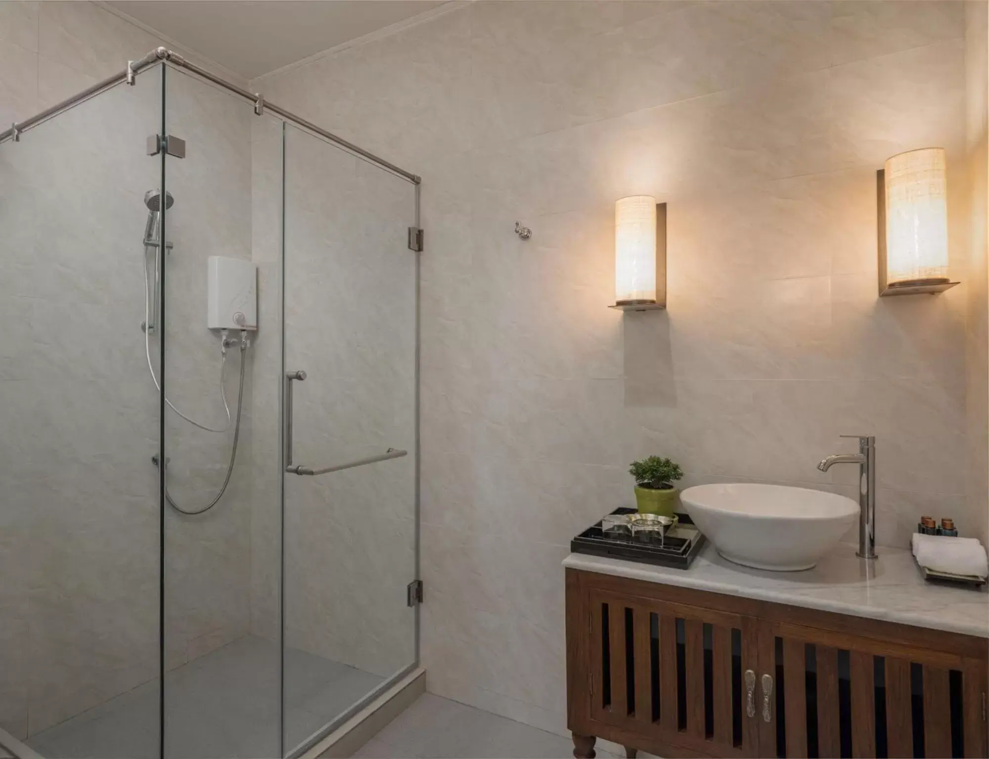 Shower, Bathroom in De Malee Pool Villas - SHA Extra Plus