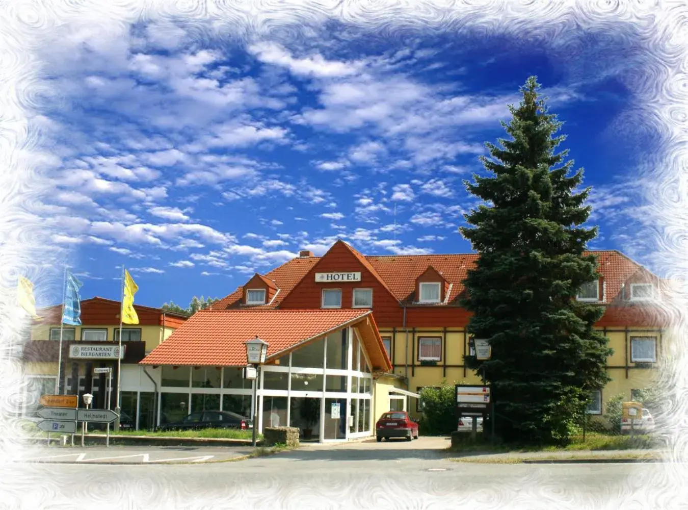 Facade/entrance, Property Building in Der Quellenhof