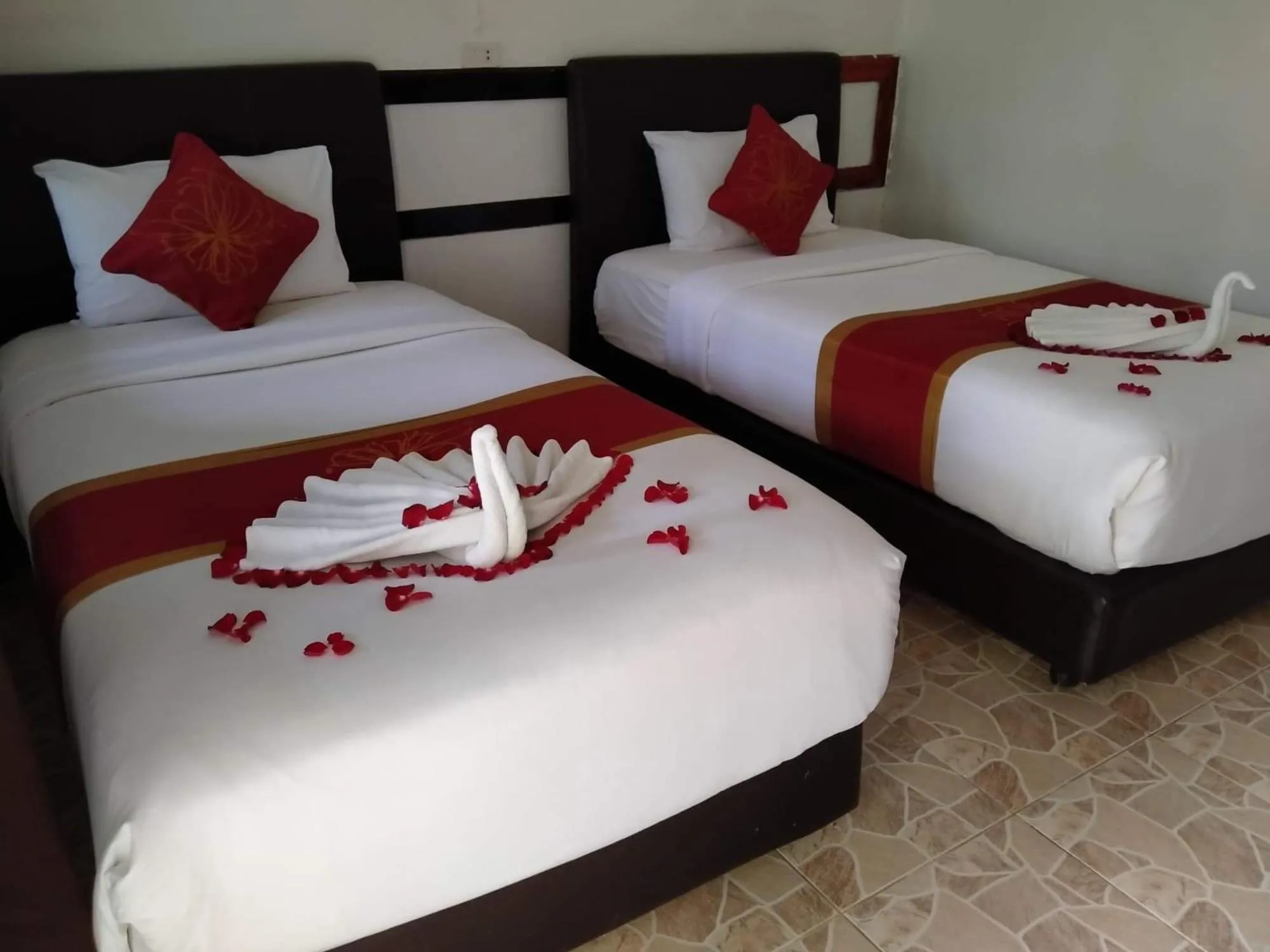 Bed in The Krabi Forest Homestay