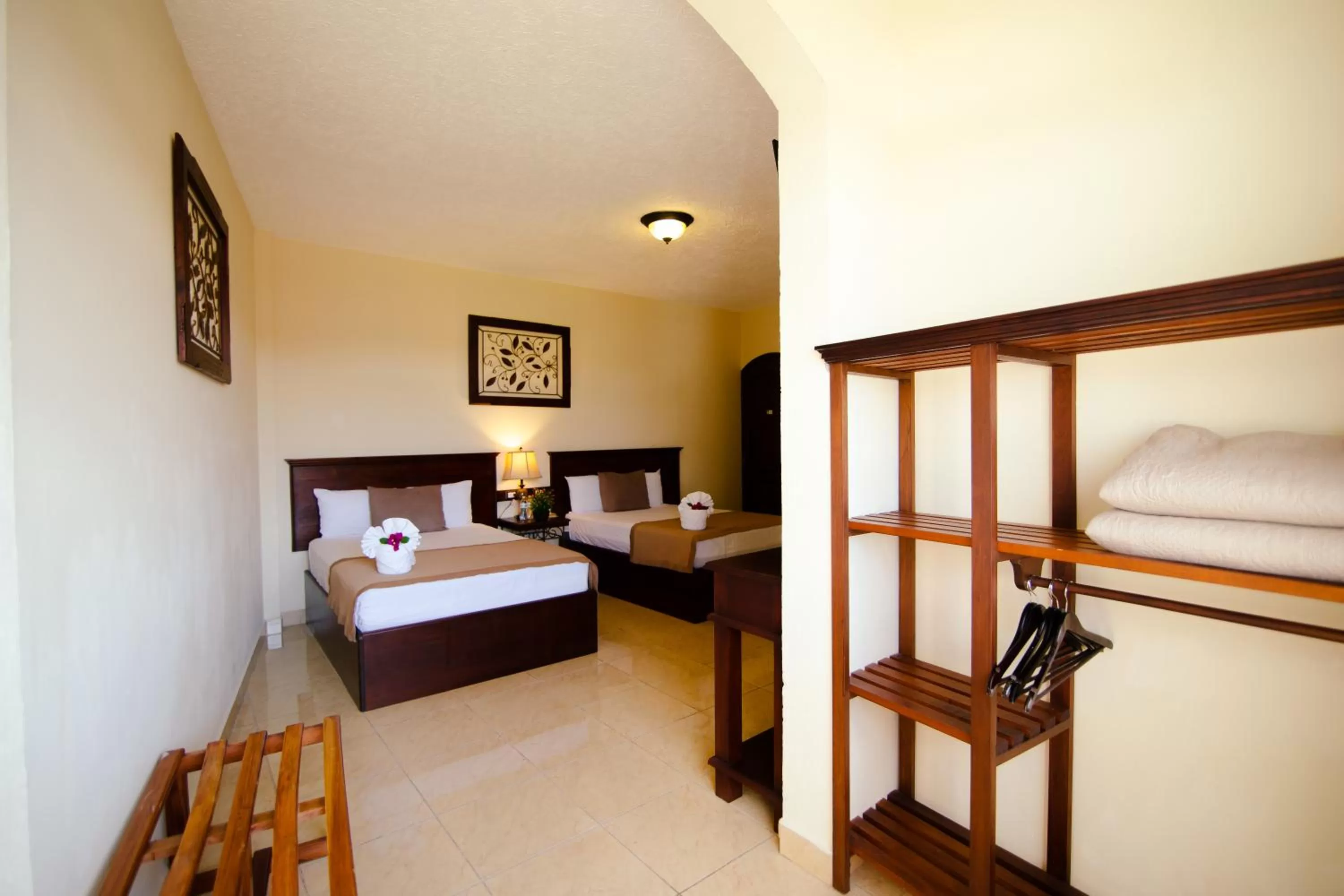 Bed in Hotel Quinta Maya