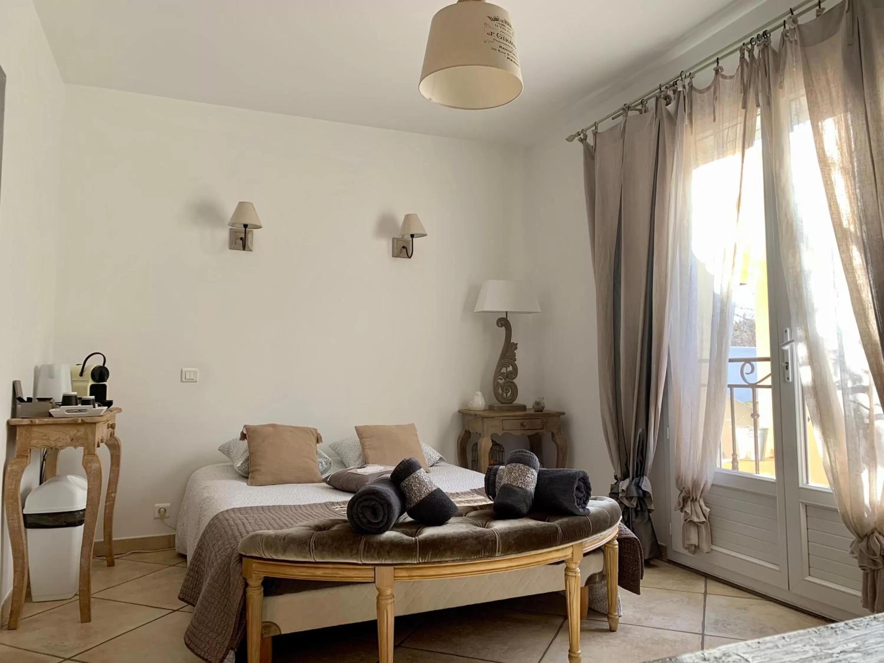 Bed in Chambre fiora