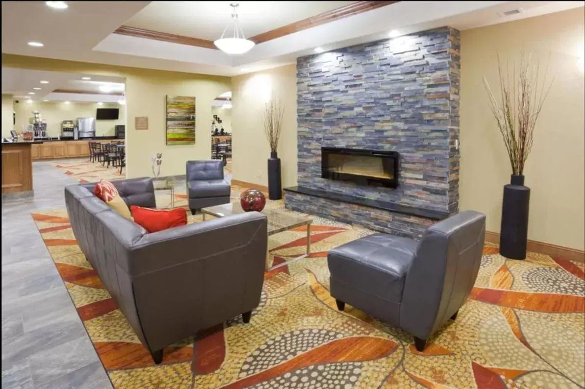 Property building, Lobby/Reception in Expressway Suites of Grand Forks