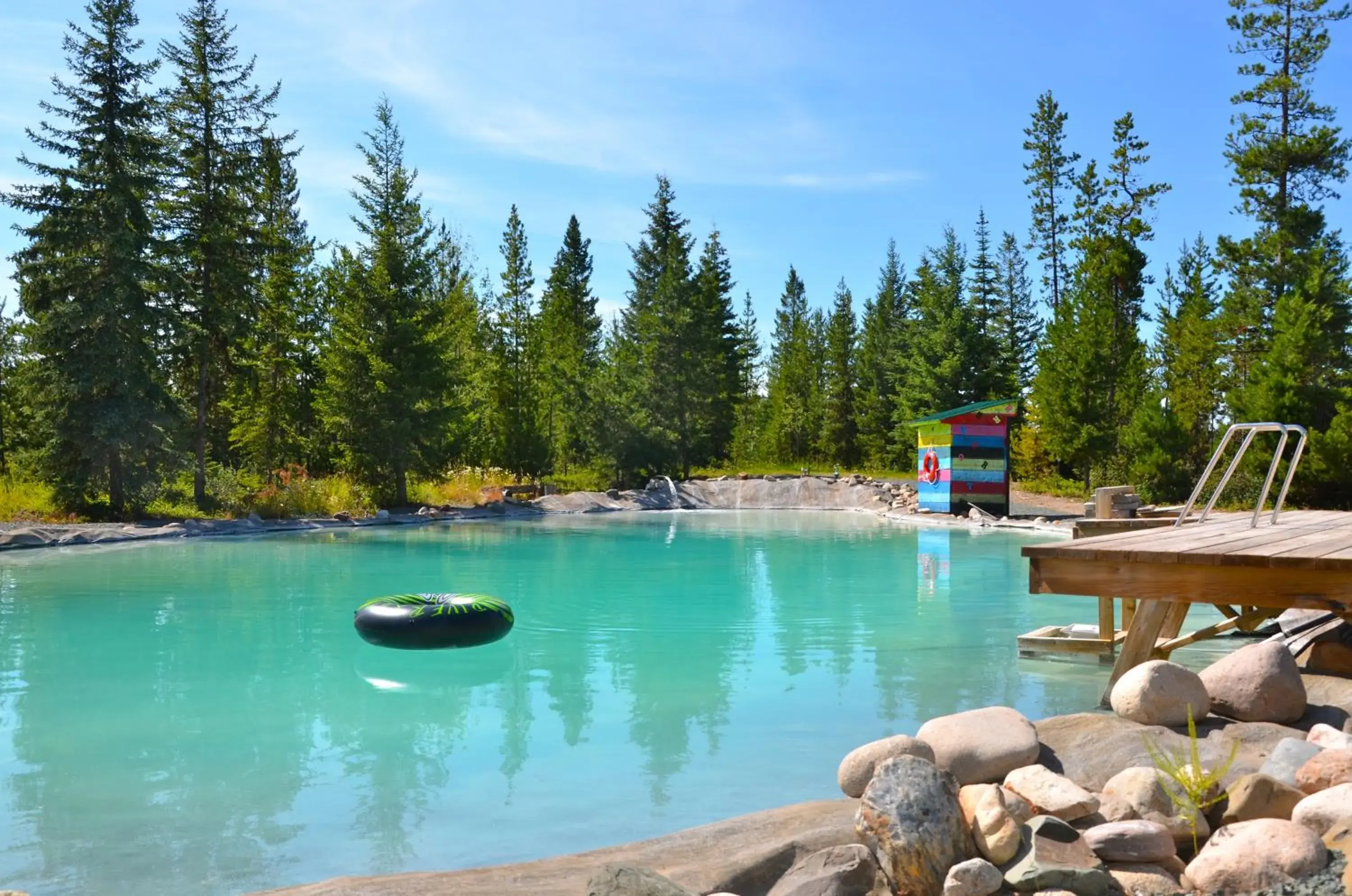 Swimming pool in Woodhouse Cottages And Ranch