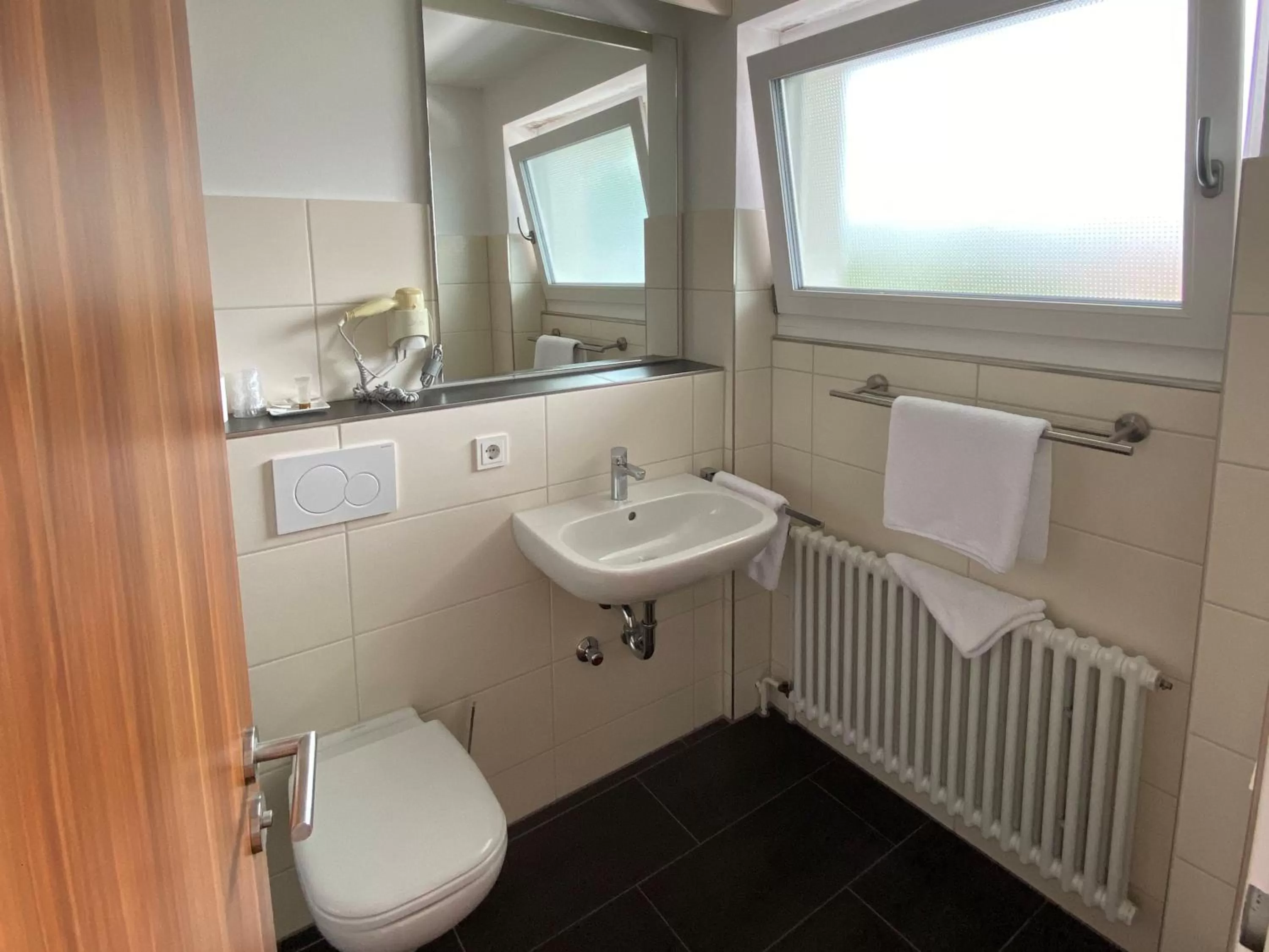 Toilet in ZUM ZIEL Hotel Grenzach-Wyhlen bei Basel