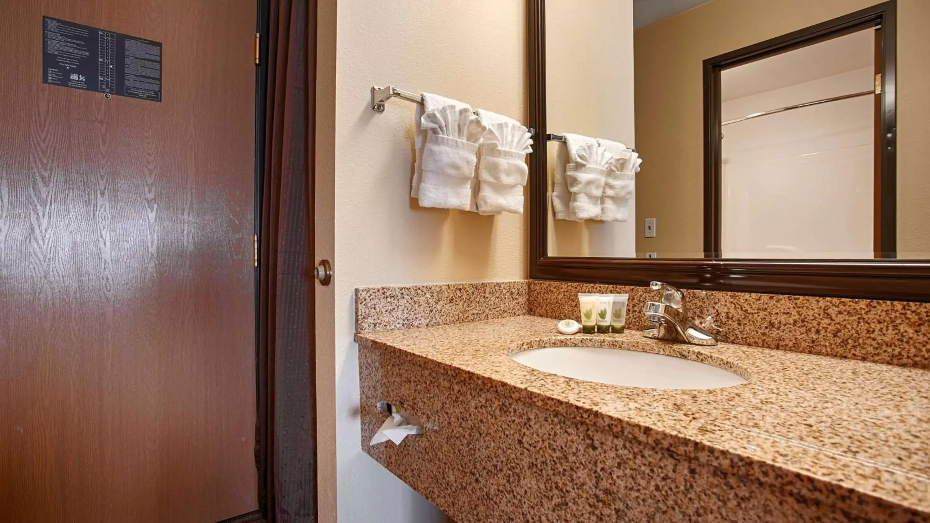 King Room with Roll-In Shower - Disability Access in Best Western Plus Corning Inn King Room with Roll-In Shower - Disability Access in Best Western Plus Corning Inn